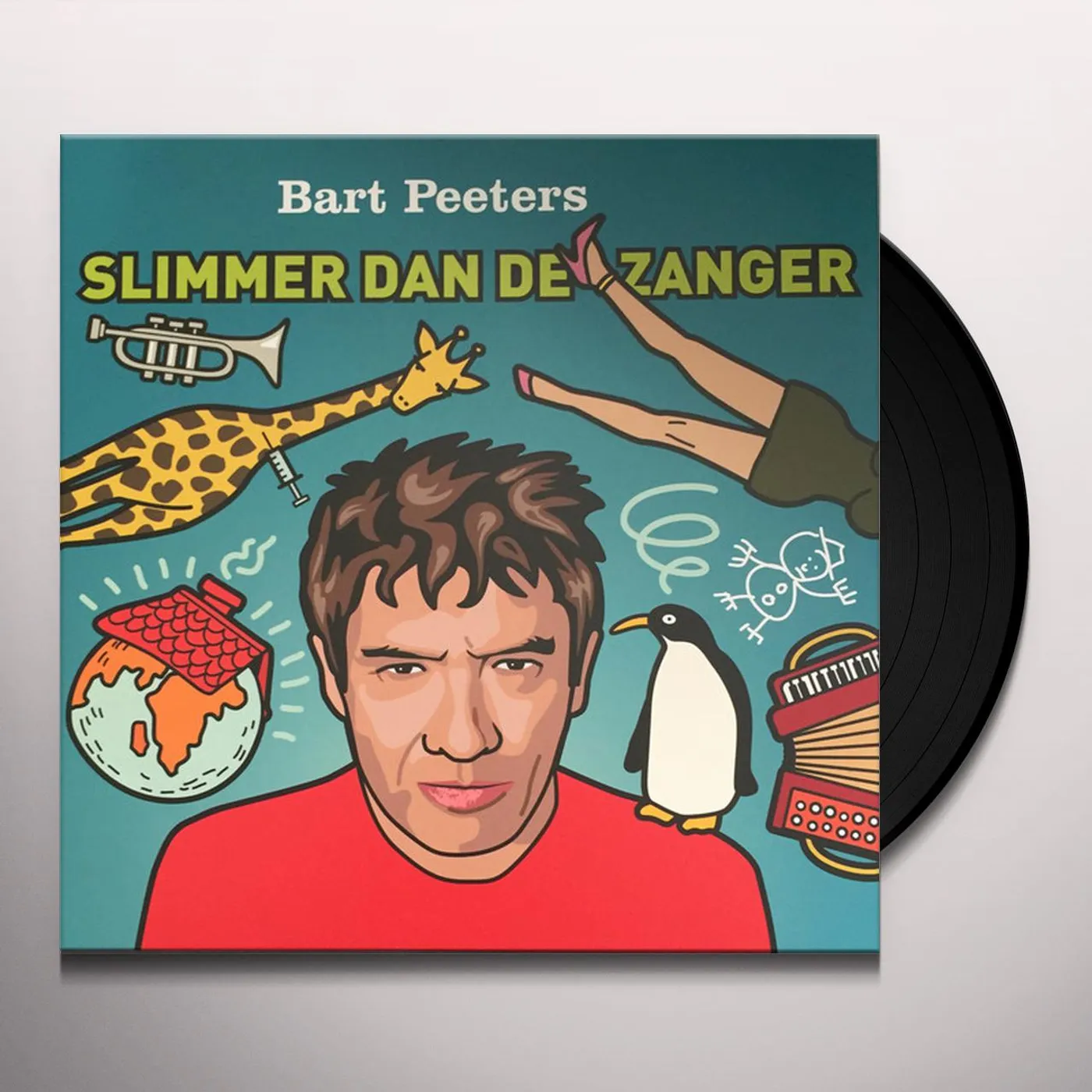 Bart Peeters SLIMMER DAN DE ZANGER Vinyl Record