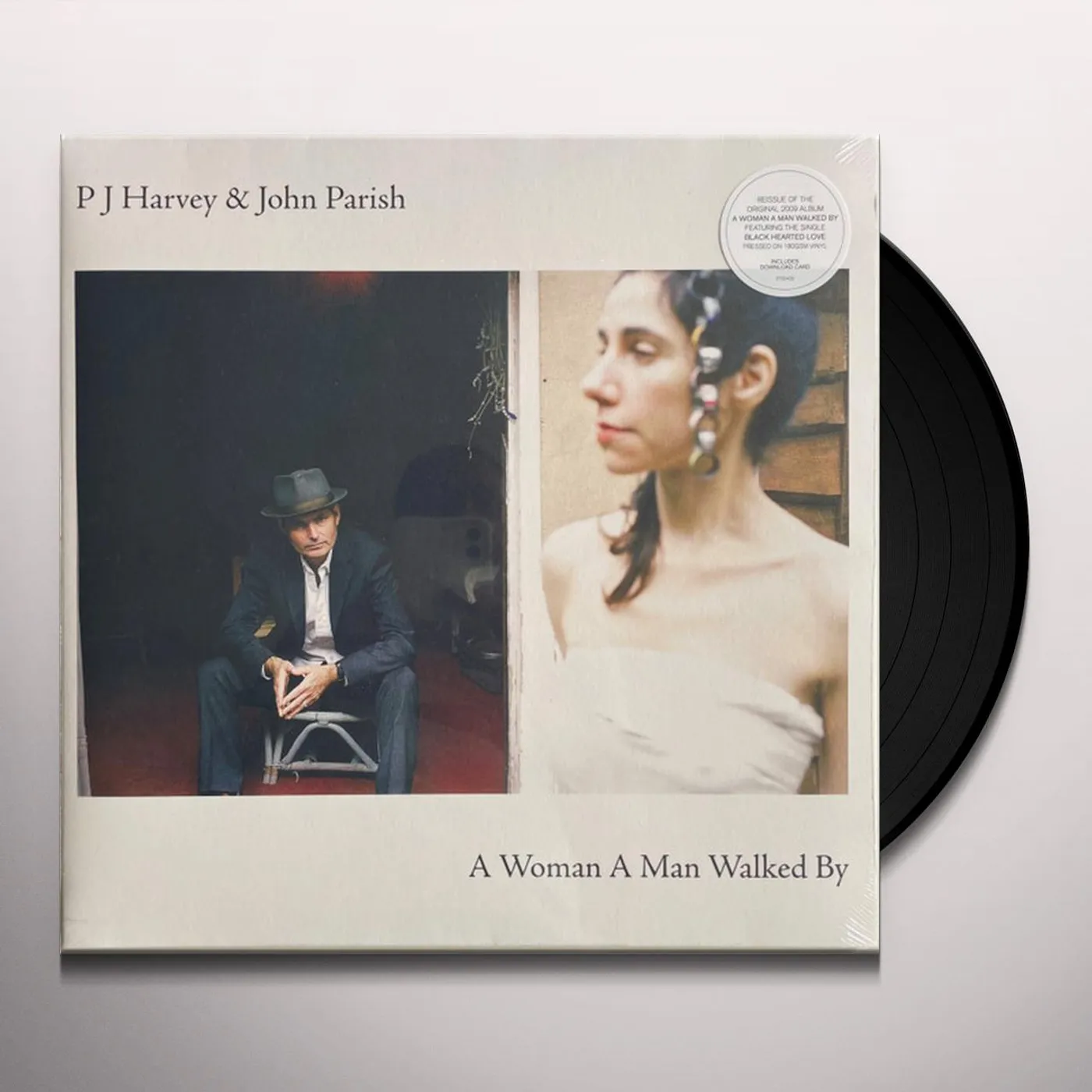 PJ Harvey & John Parish WOMAN A MAN WALKED BY Vinyl Record