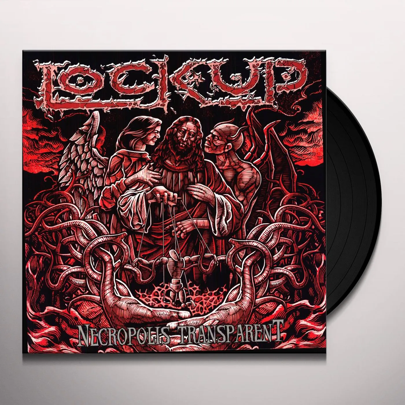 Lock Up Necropolis Transparent Vinyl Record