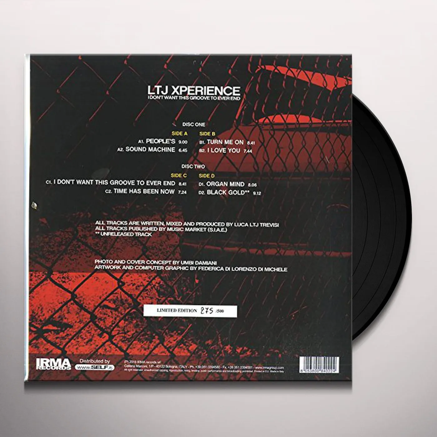 Ltj Xperience I Don't Want This Groove To Ever End Vinyl Record