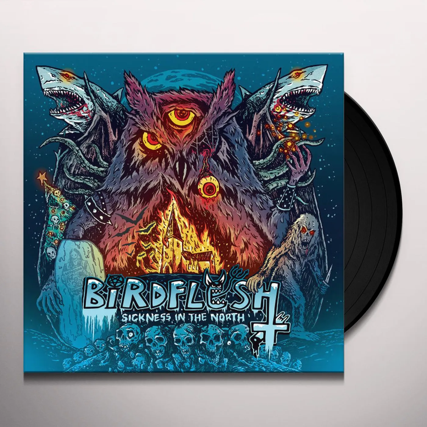 Birdflesh SICKNESS IN THE NORTH Vinyl Record