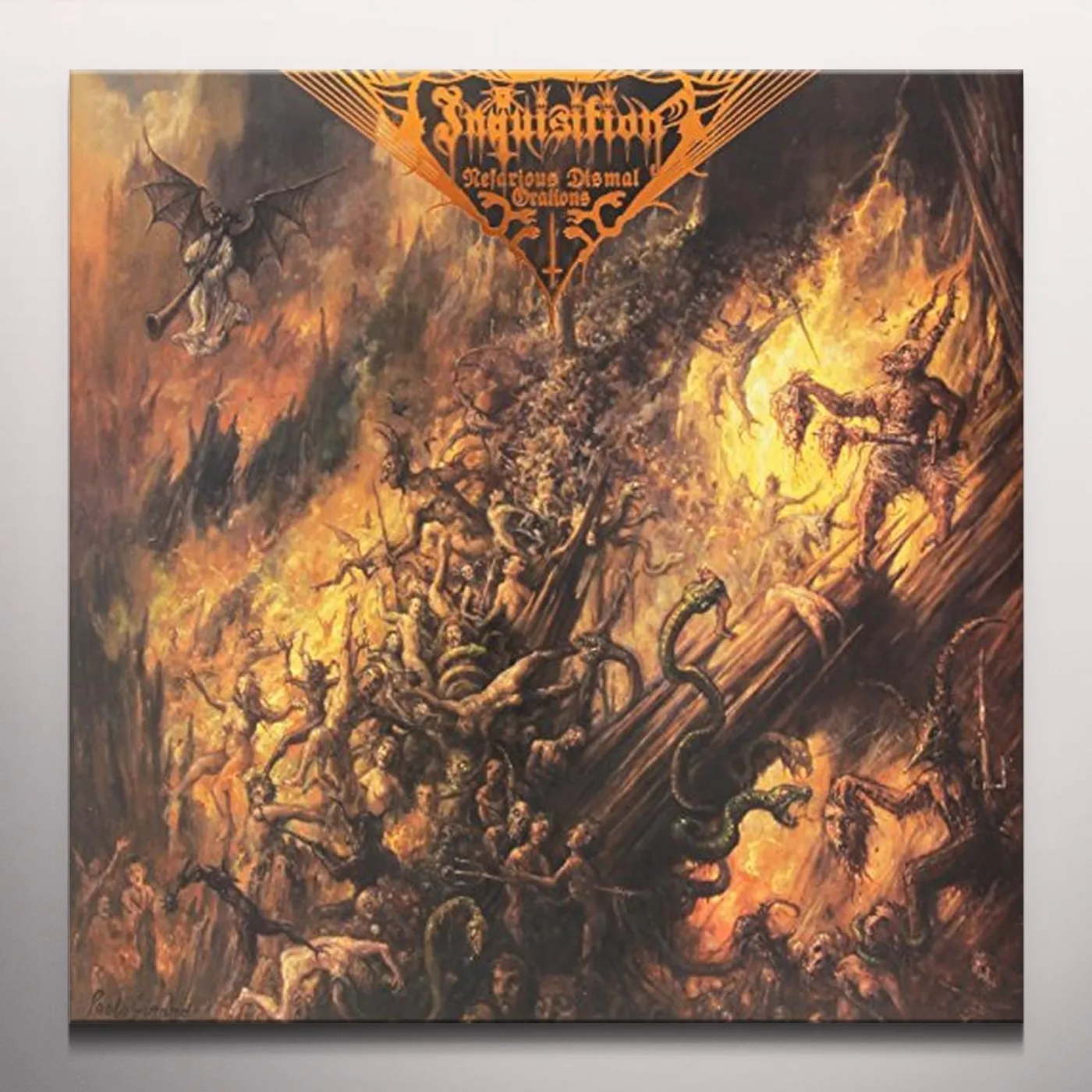 Inquisition NEFARIOUS DISMAL ORATIONS (CLEAR VINYL) Vinyl Record