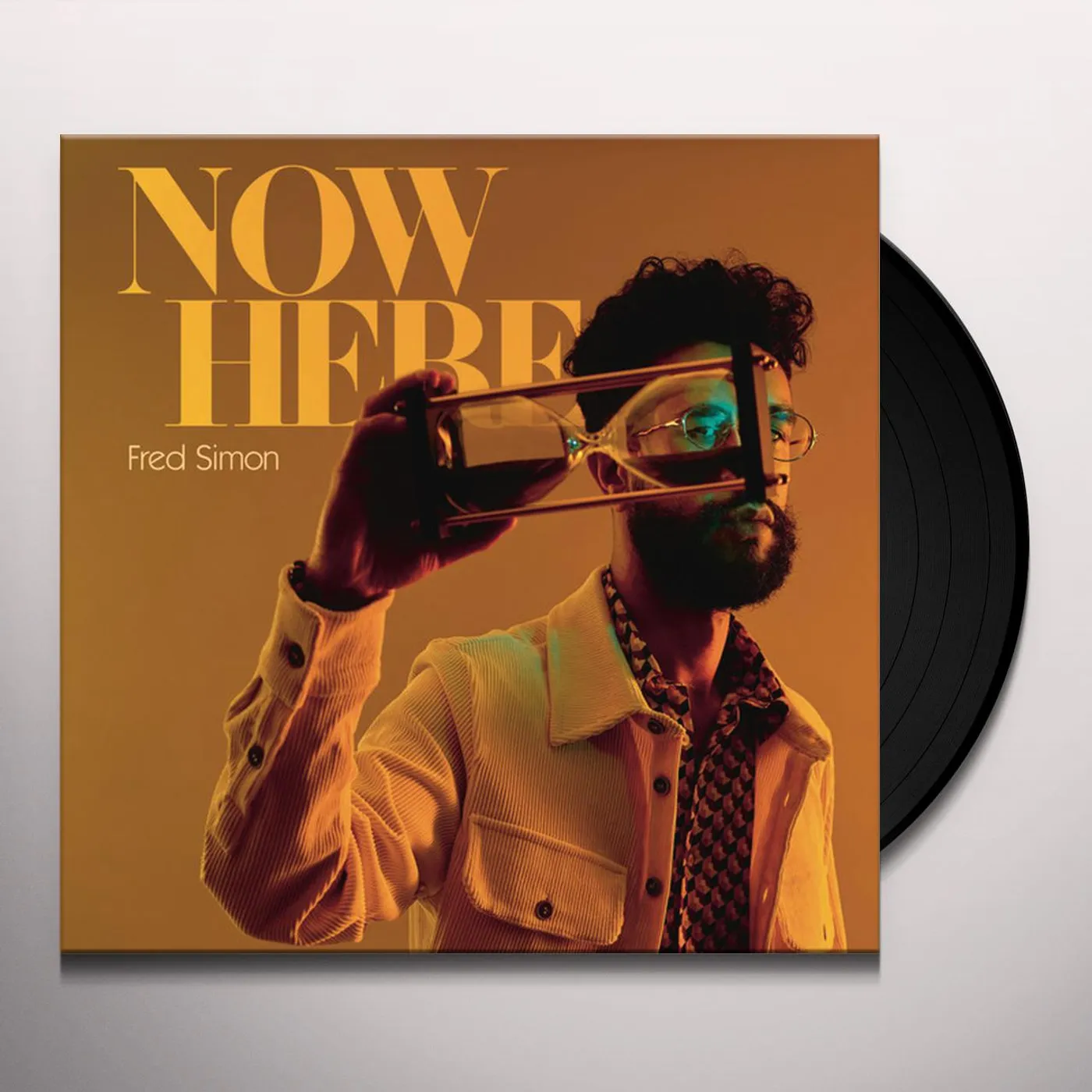 Fred Simon NOW HERE Vinyl Record