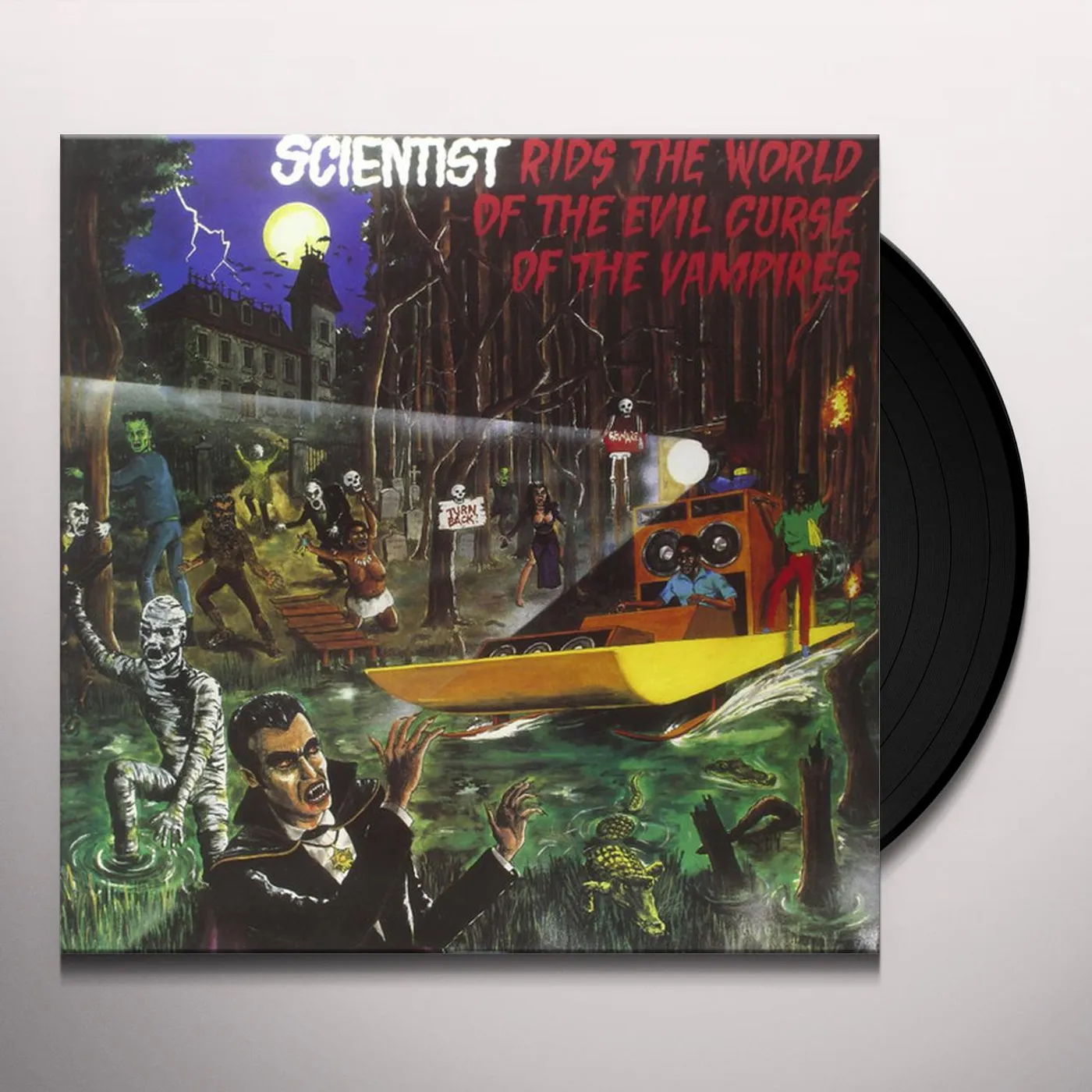 Scientist RIDS THE WORLD OF THE EVIL CURSE OF THE VAMPIRES Vinyl Record