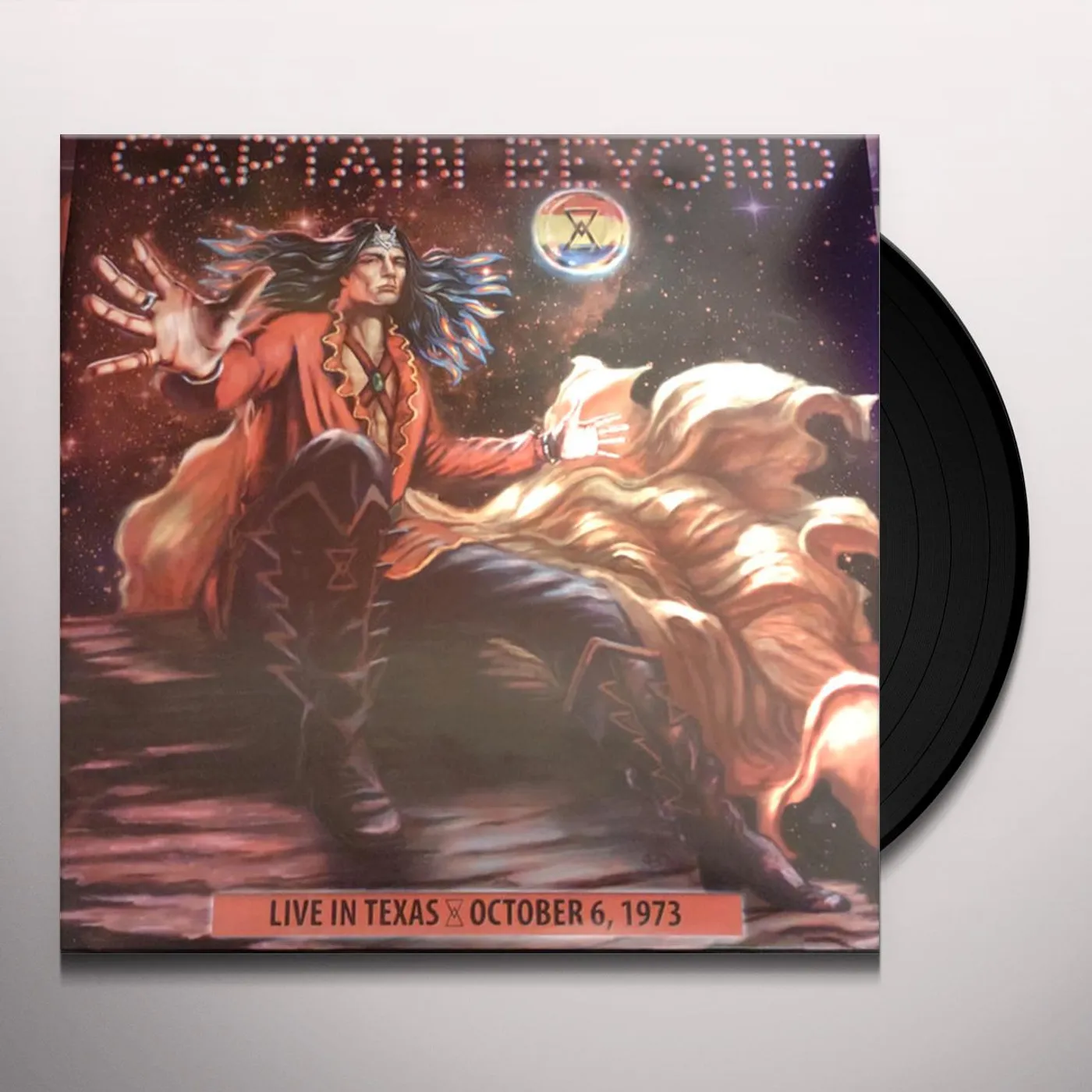 Captain Beyond LIVE IN TEXAS - OCTOBER 6, 1973 (RED VINYL/2LP) Vinyl Record