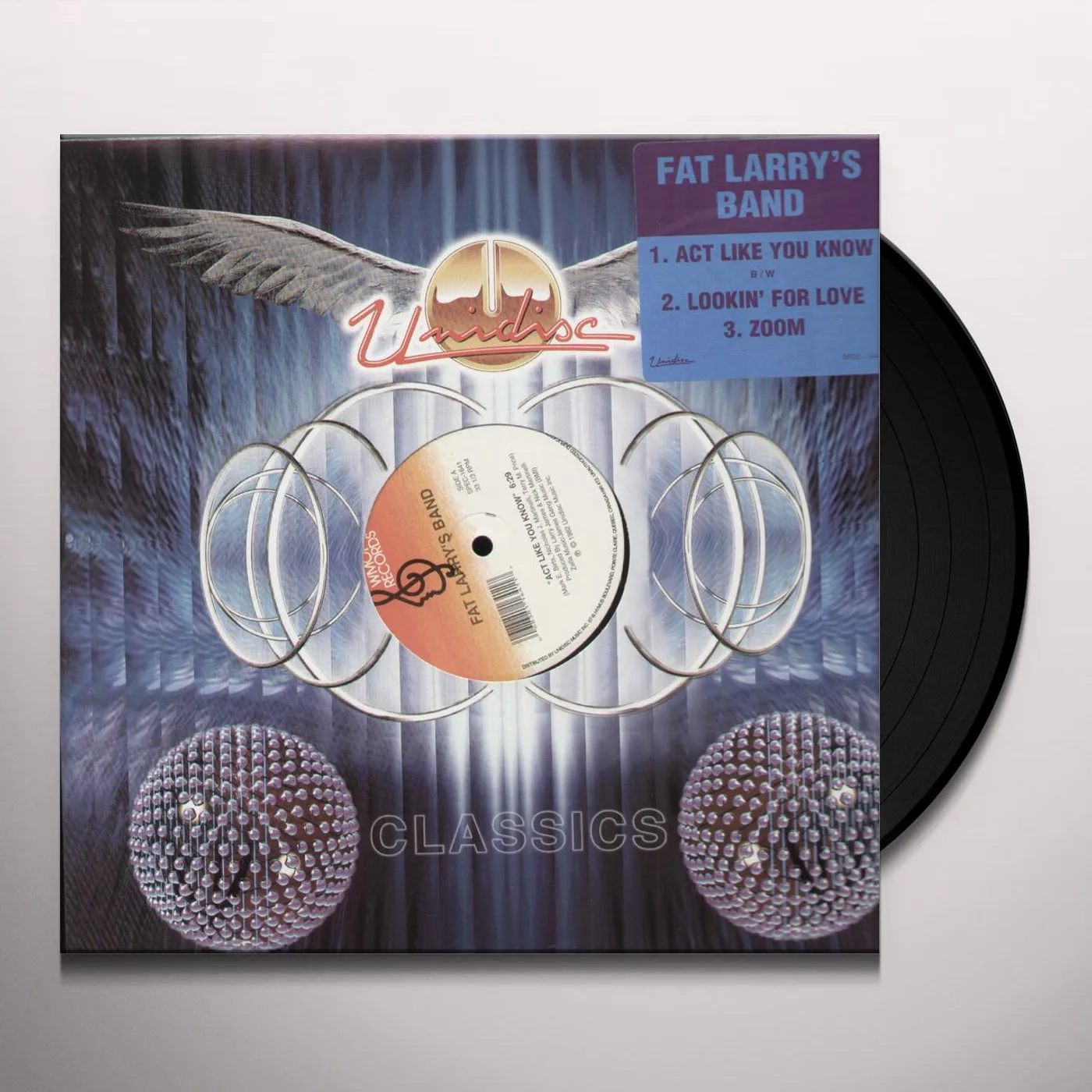 Fat Larry's Band ACT LIKE YOU KNOW / LOOKIN FOR LOVE Vinyl Record - Canada Release