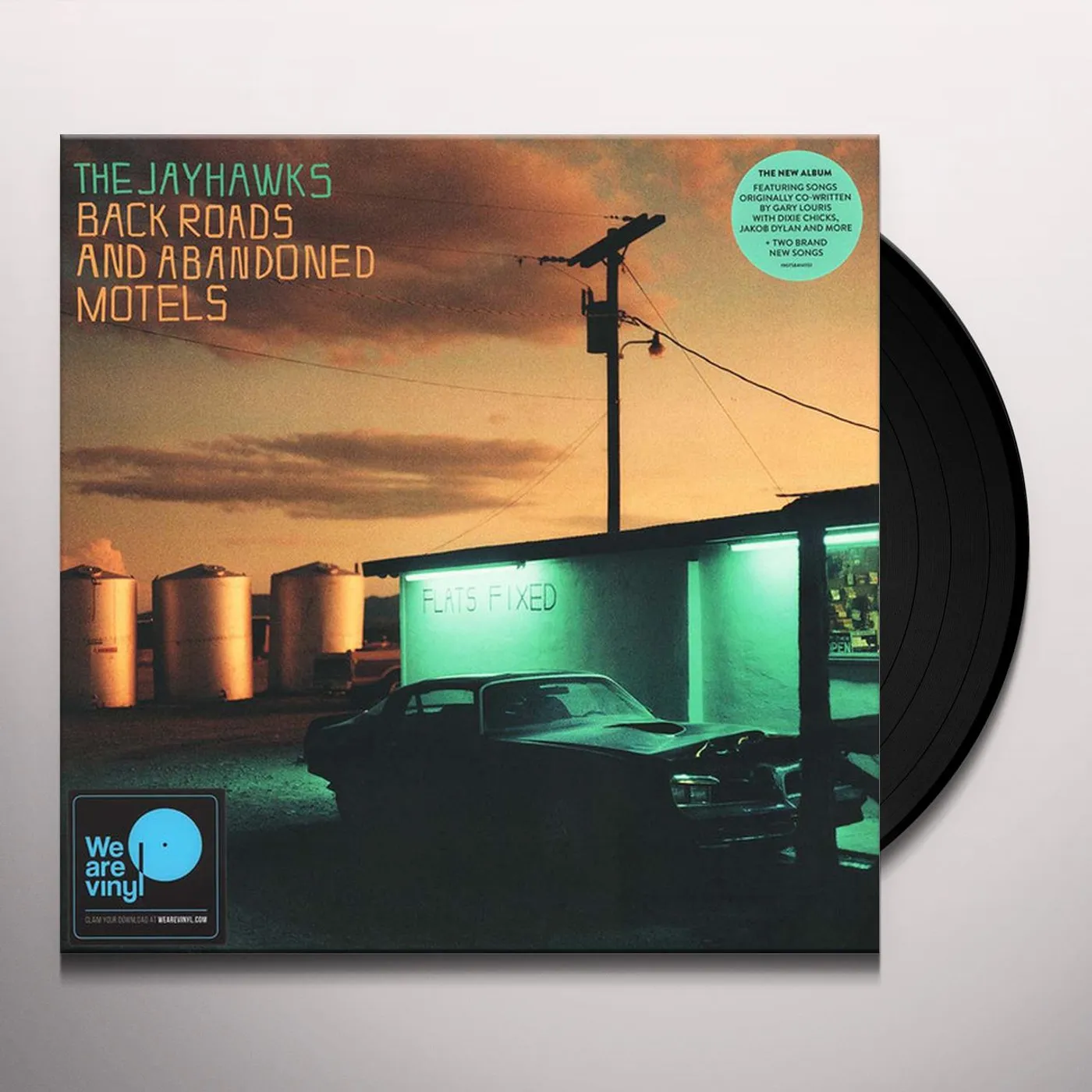 The Jayhawks BACK ROADS AND ABANDONED MOTELS (150G/DL CODE) Vinyl Record