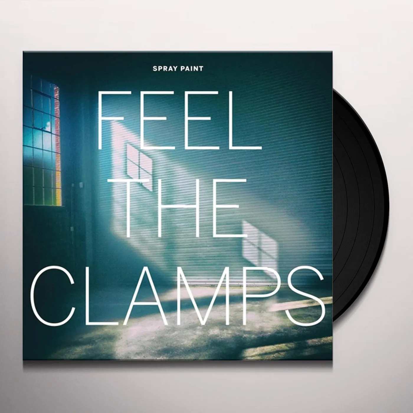 Spray Paint Feel the Clamps Vinyl Record