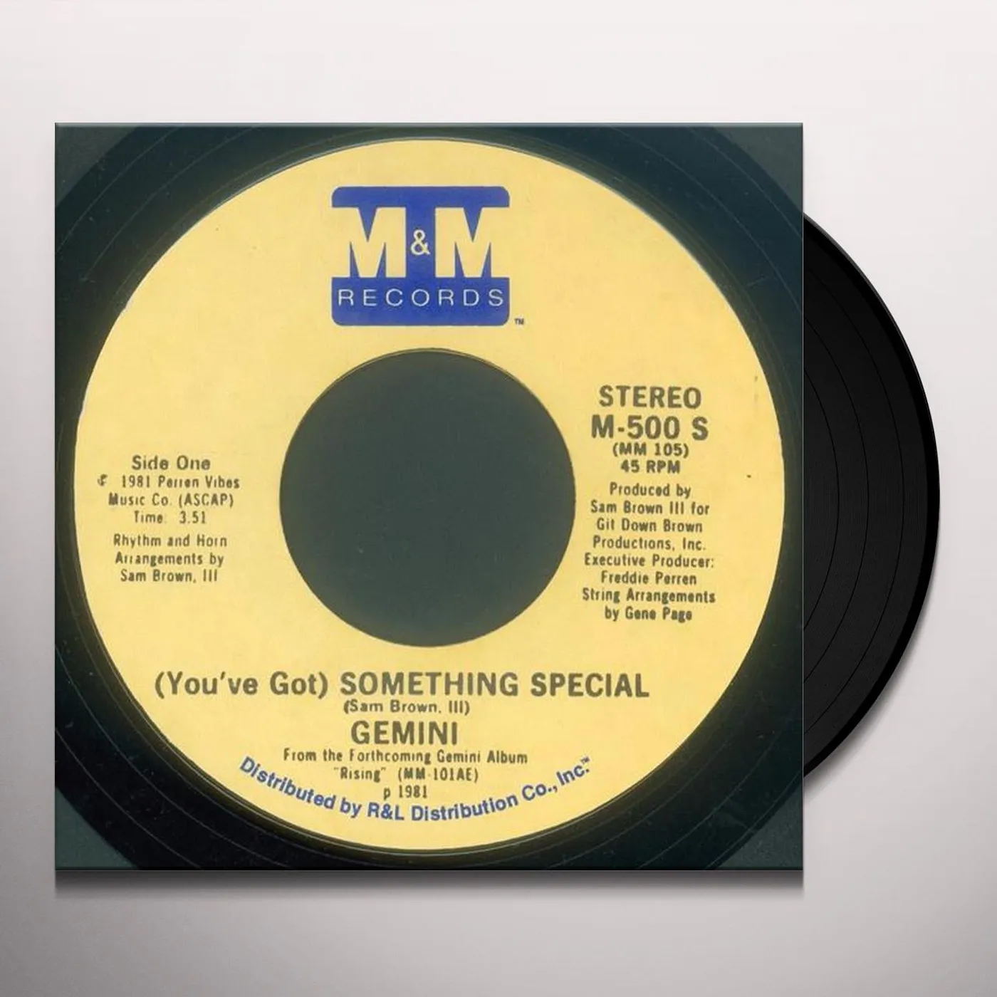 GEMINI 1141030 YOU'VE GOT SOMETHIN' SPECIAL / EVERYTIME I SEE A Vinyl Record