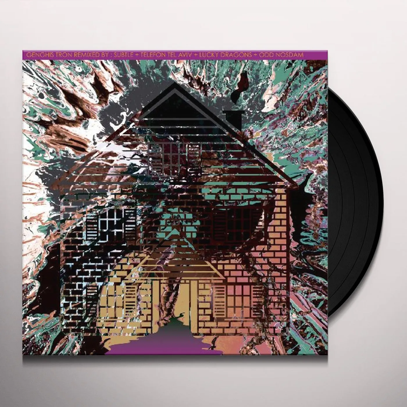 Genghis Tron BOARD UP THE HOUSE REMIXES 4 Vinyl Record