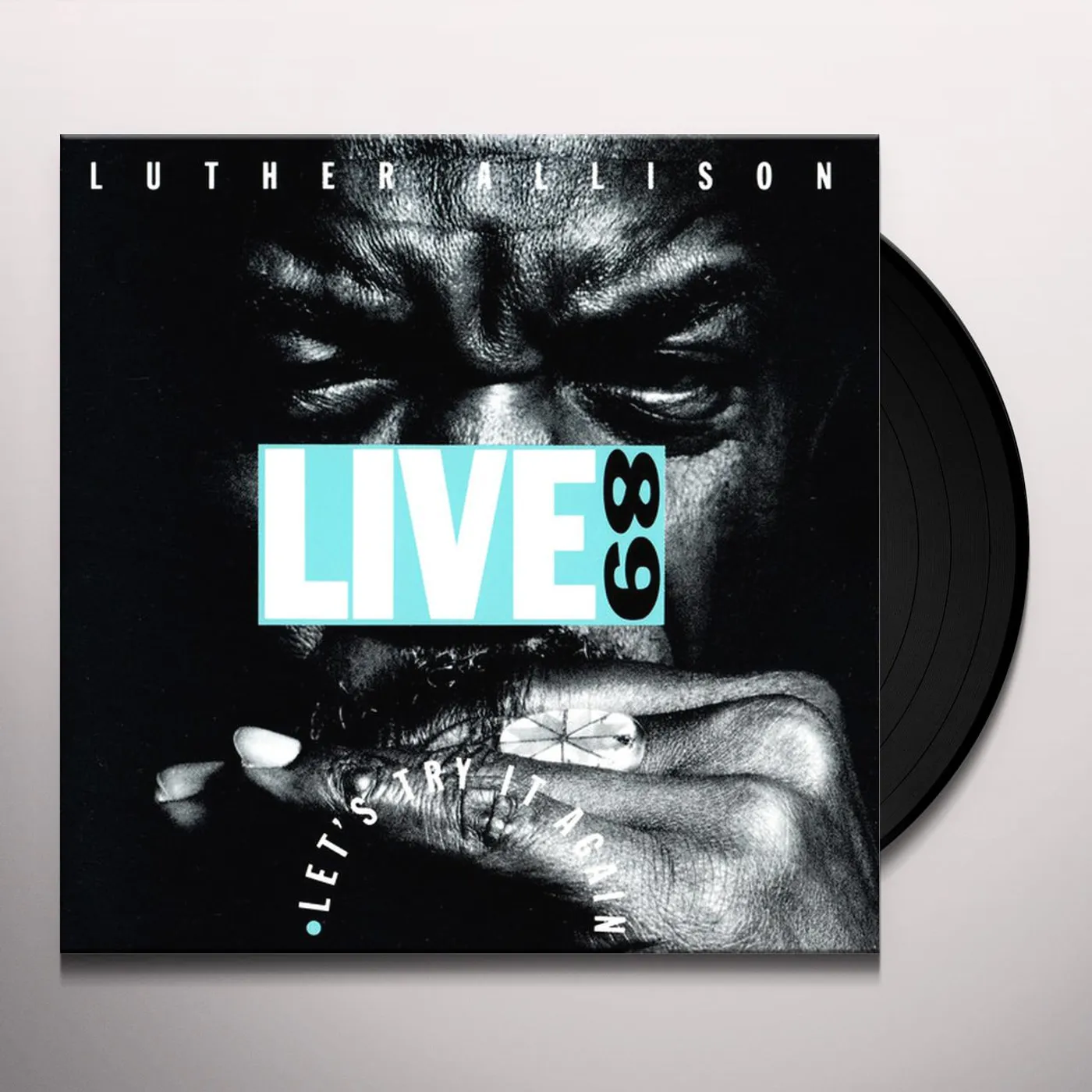 Luther Allison Live 89 Let's Try It Again Vinyl Record