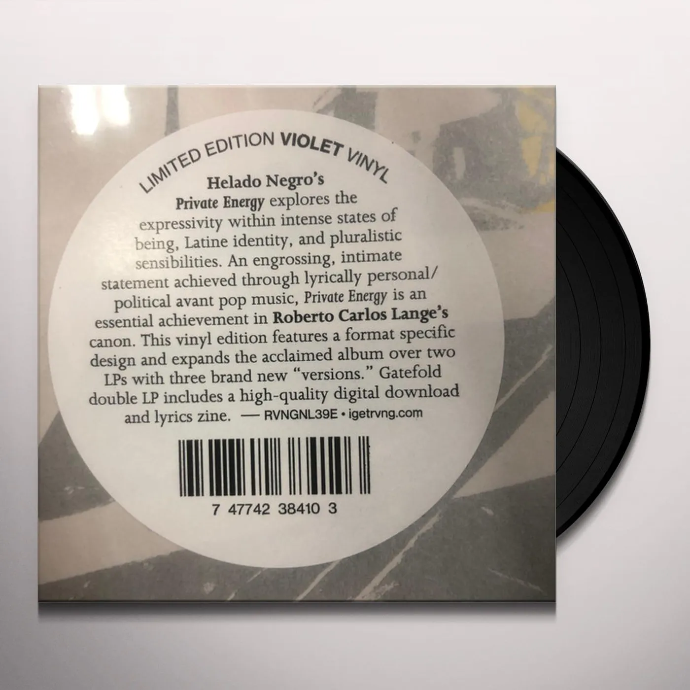 Helado Negro Private Energy Vinyl Record