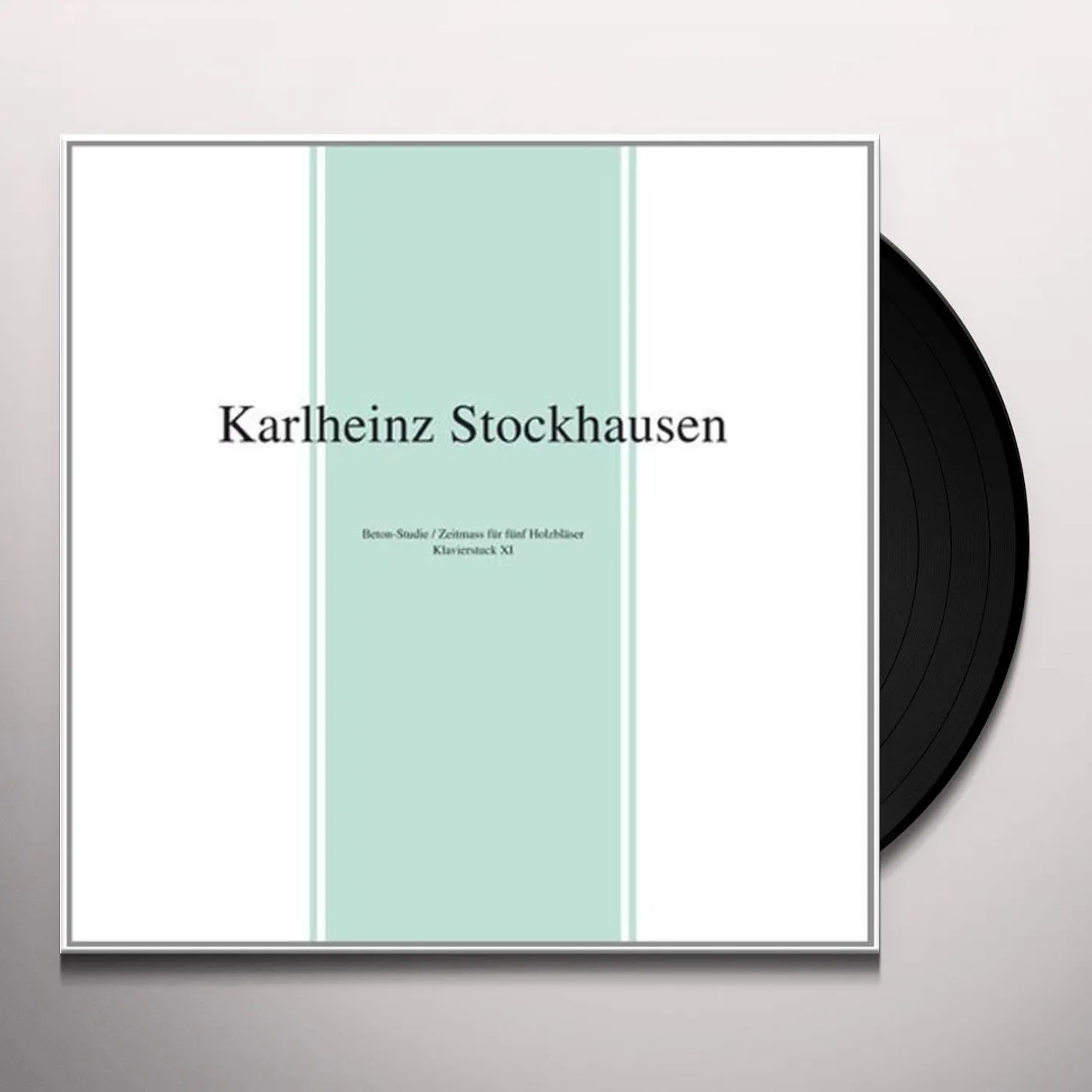 Karlheinz Stockhausen BETON-STUDIE / ZEITMASS FUR FUNF HOLZBLASER Vinyl Record