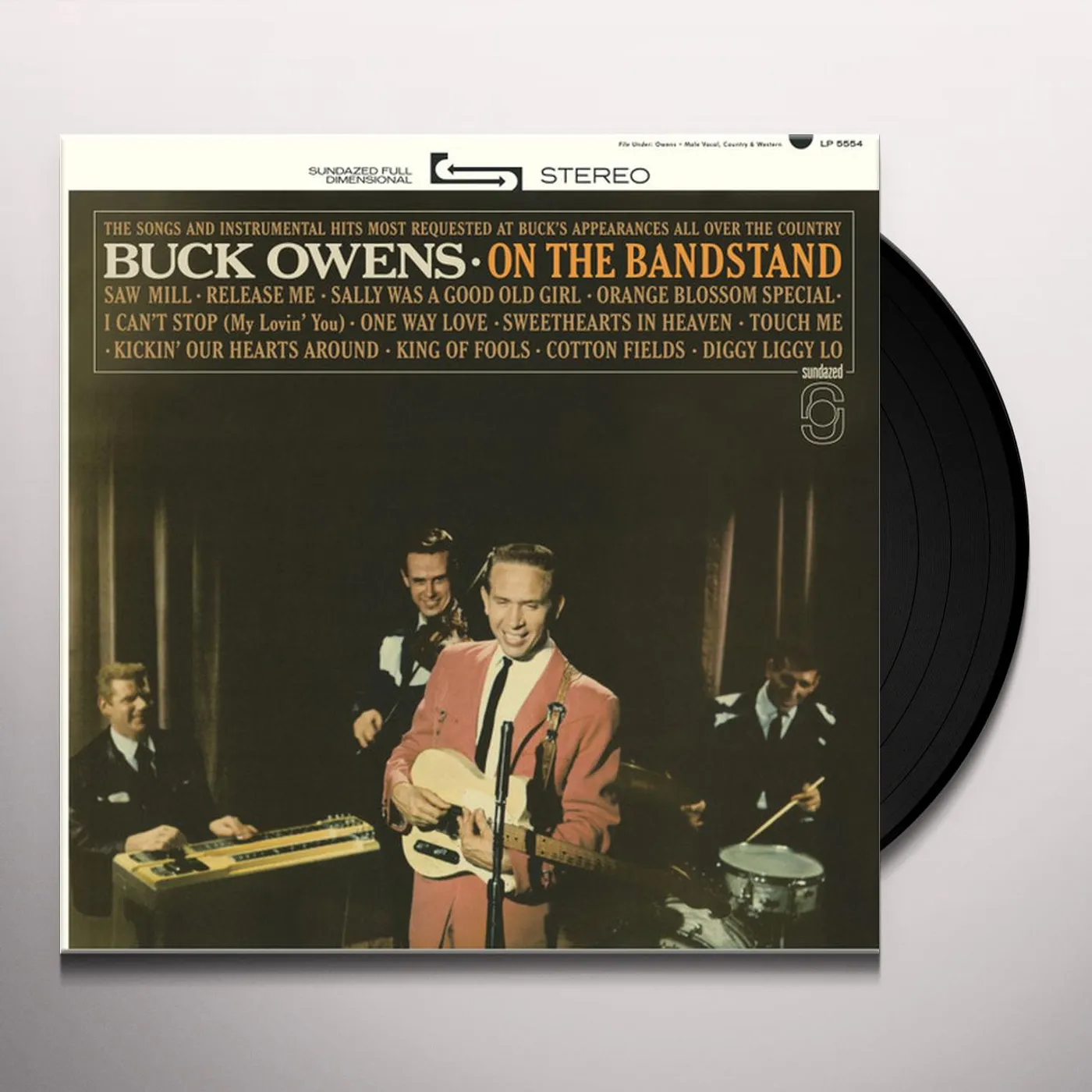 Buck Owens And His Buckaroos ON THE BANDSTAND (GOLD VINYL) Vinyl Record