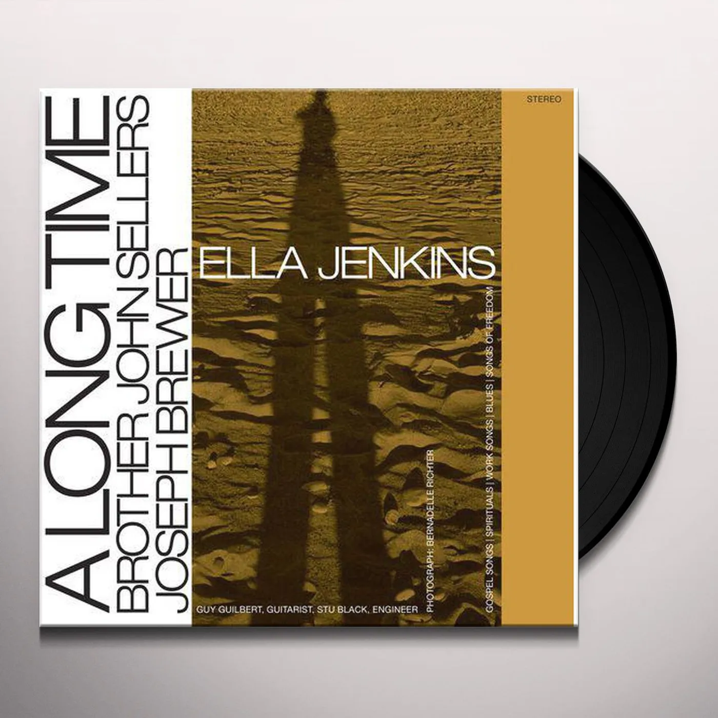 Ella Jenkins Long Time To Freedom Vinyl Record - Reissue