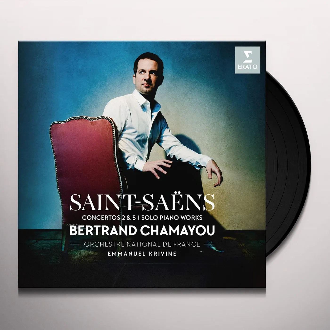 Bertrand Chamayou SAINT-SAENS: PIANO CONCERTOS NOS. 2 & 5 PIECES Vinyl Record