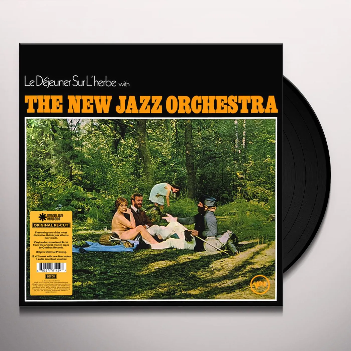 The New Jazz Orchestra LE DEJEUNER SUR L'HERBE (180G/IMPORT) Vinyl Record