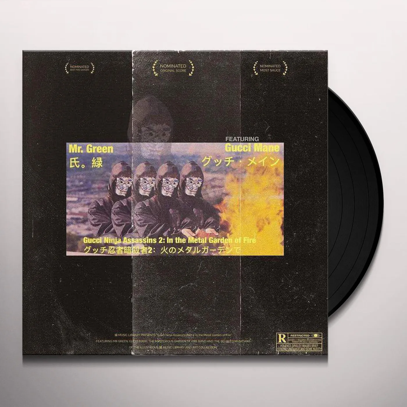 Mr. Green GUCCI NINJA ASSASSINS 2: IN THE METAL GARDEN OF FI Vinyl Record