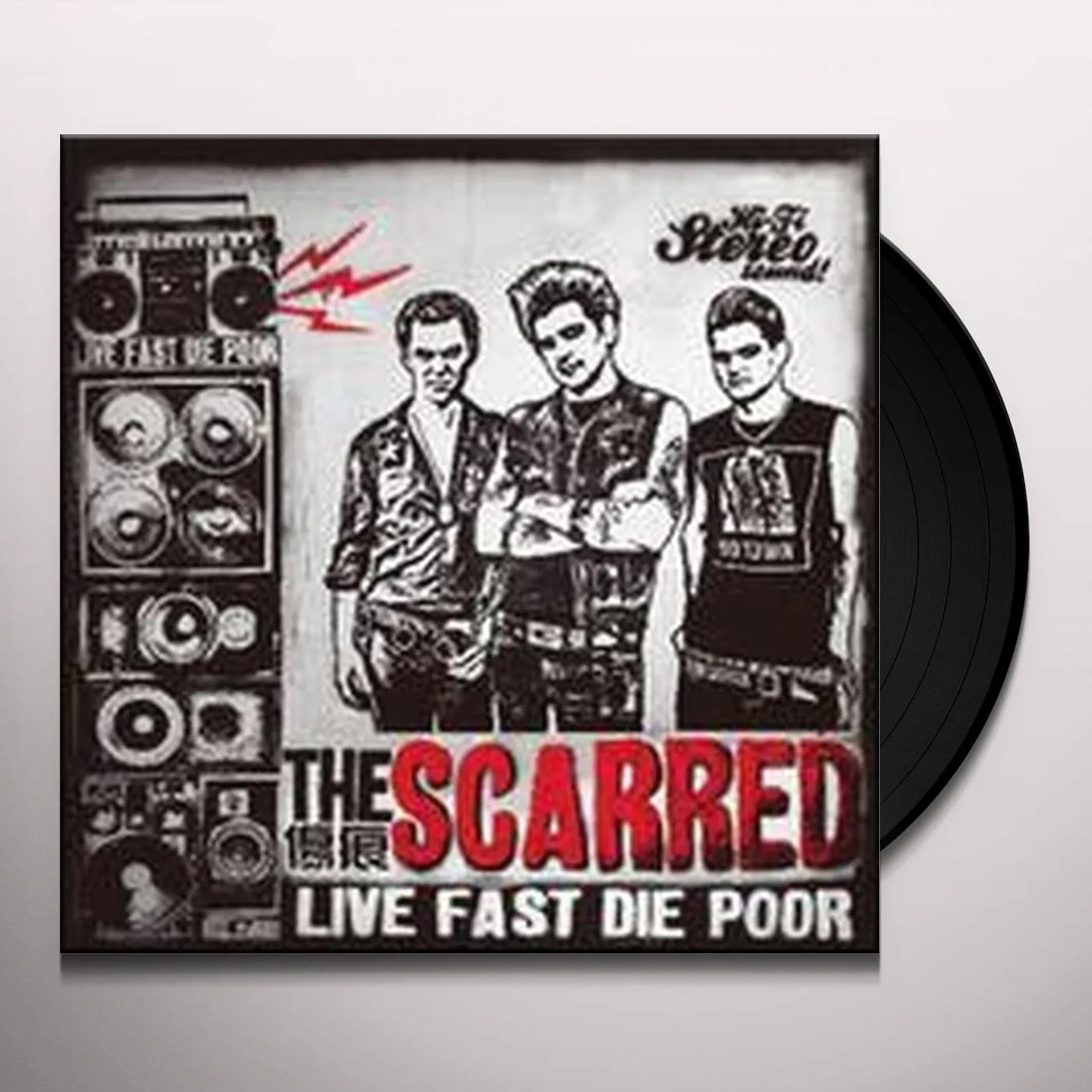 Scarred Live Fast Die Poor Vinyl Record