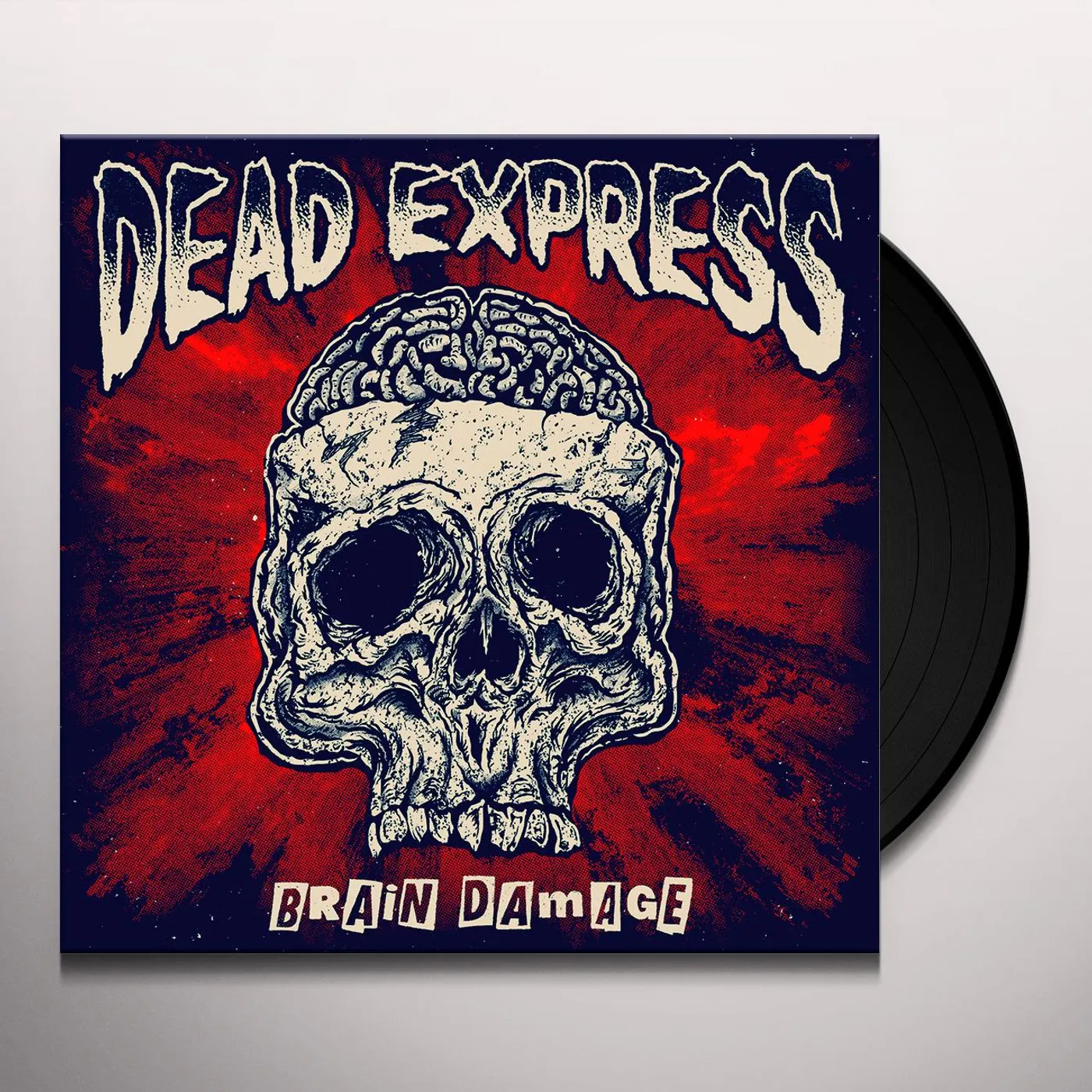 Dead Express Brain Damage Vinyl Record
