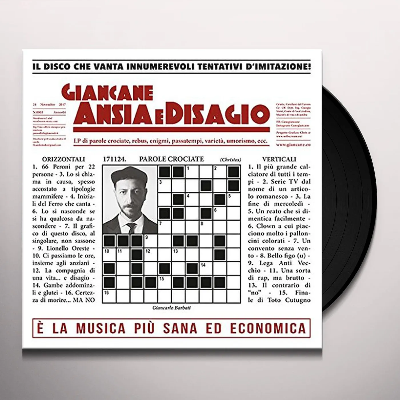 Giancane Ansia e disagio Vinyl Record