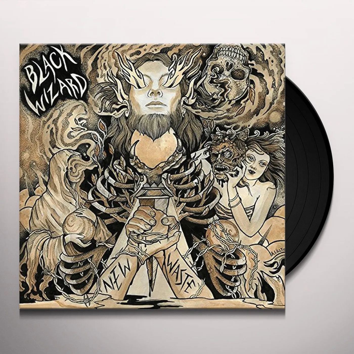 Black Wizard New Waste Vinyl Record