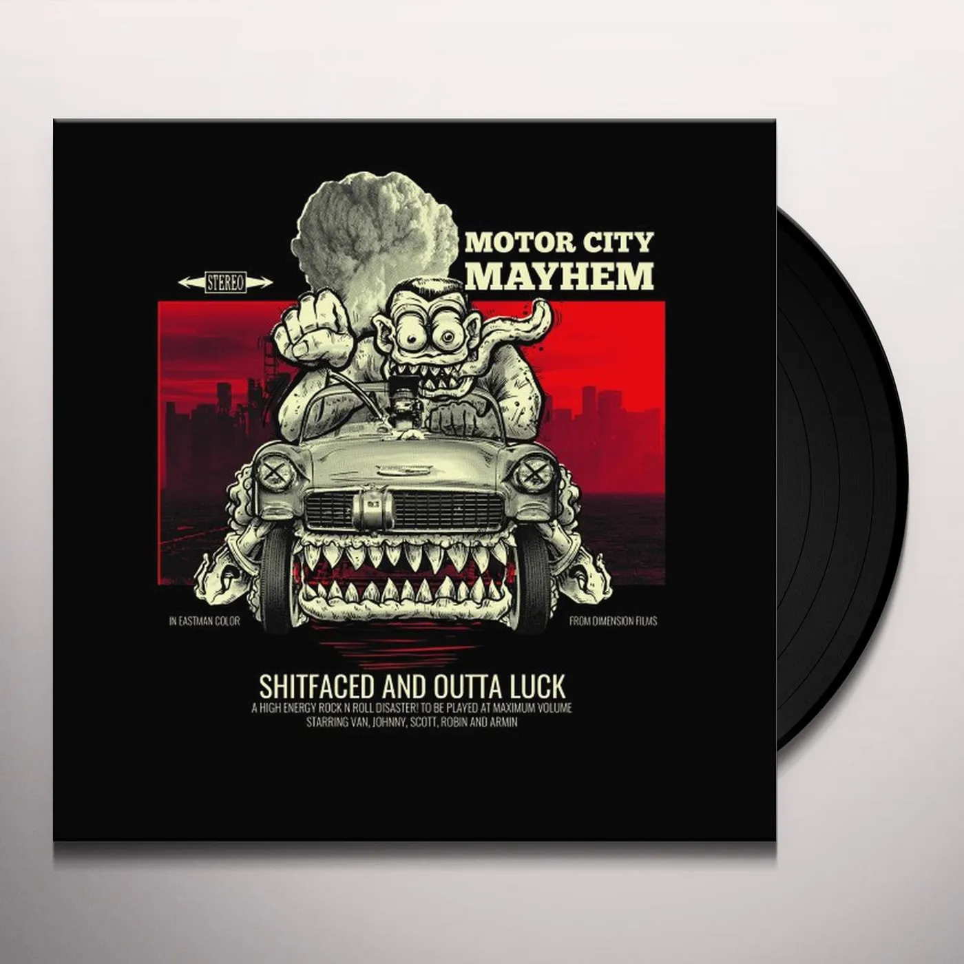 Motor City Mayhem Shitfaced and Outta Luck Vinyl Record
