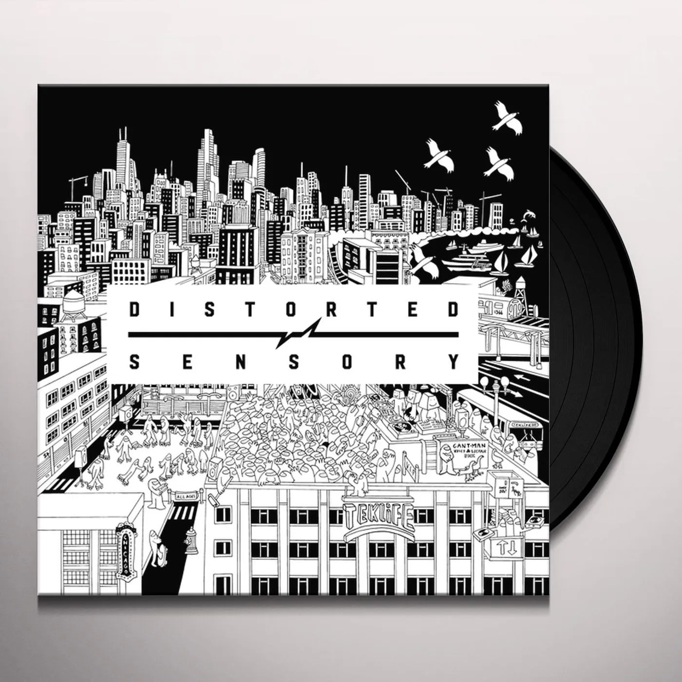 Gant-Man Distorted Sensory Vinyl Record
