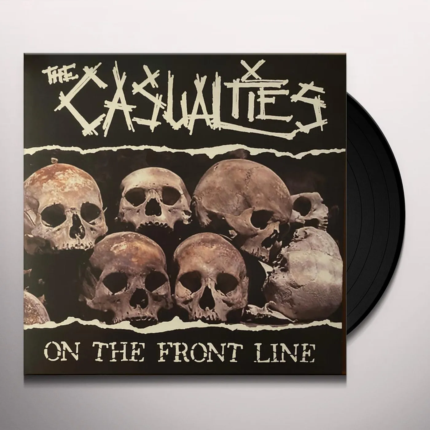 The Casualties ON THE FRONT LINE Vinyl Record