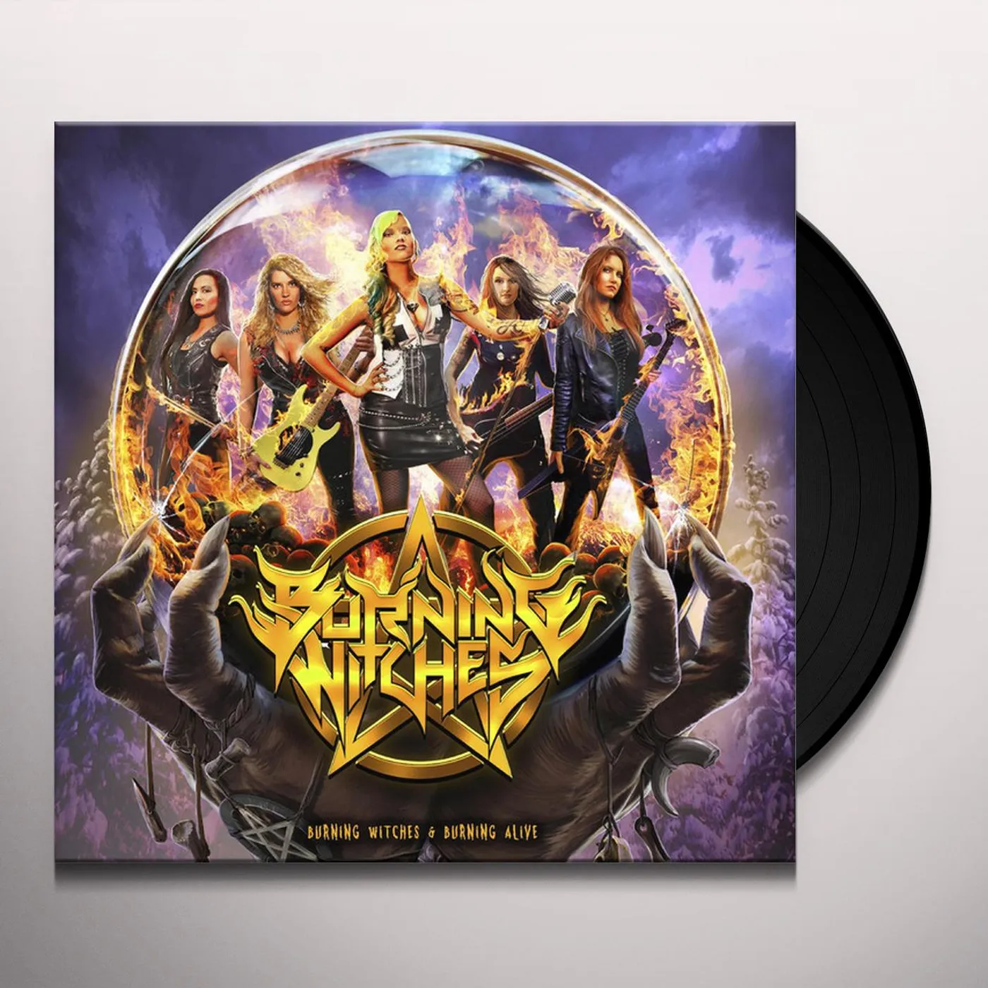 BURNING WITCHES & BURNING ALIVE Vinyl Record