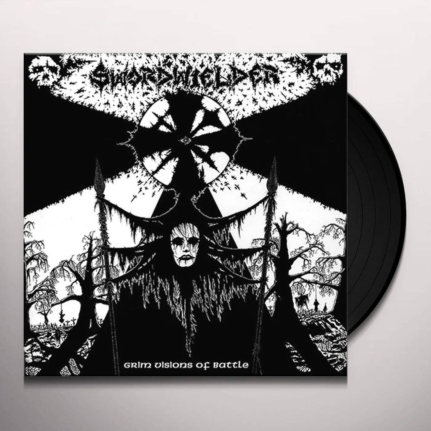 SWORDWIELDER GRIM VISIONS OF BATTLE Vinyl Record