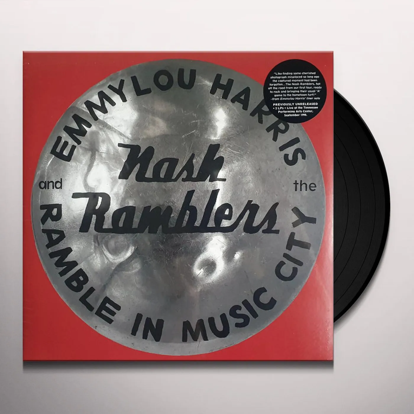 Emmylou Harris & the Nash Ramblers RAMBLE IN MUSIC CITY: THE LOST CONCERT (1990) Vinyl Record