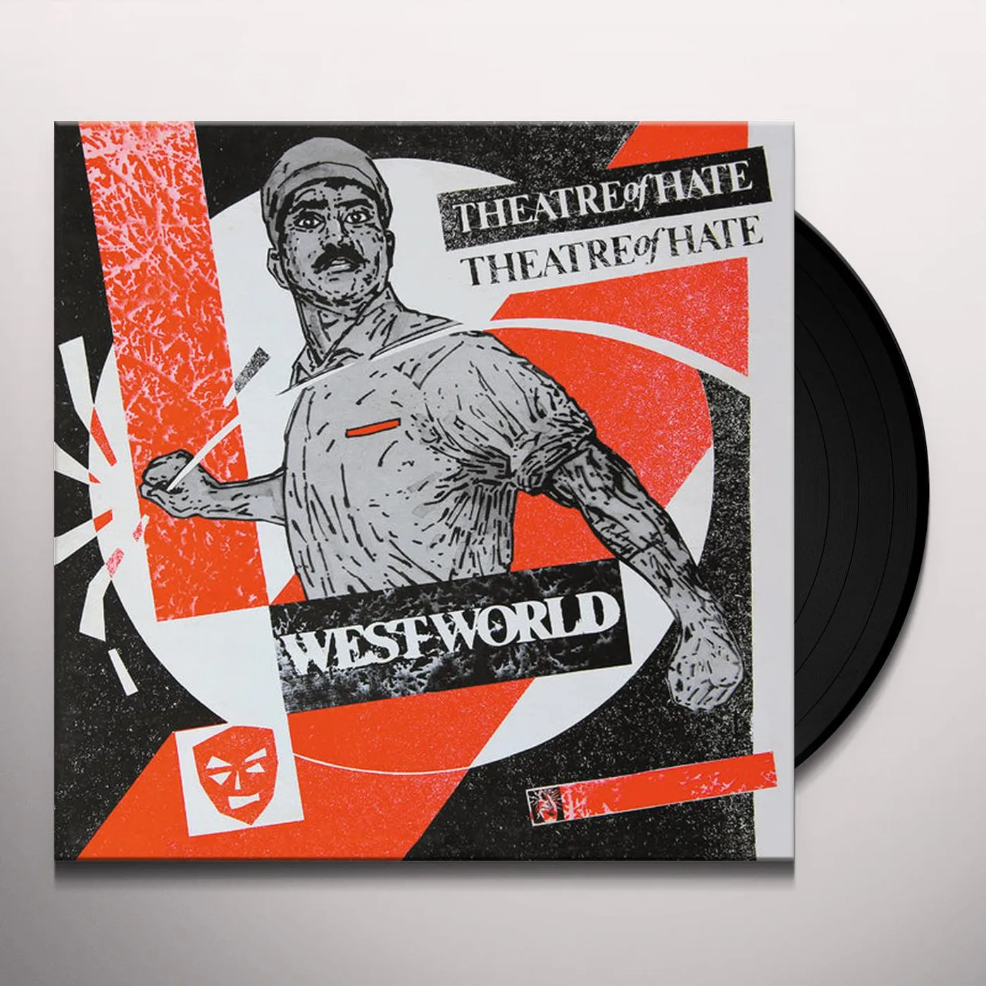Theatre Of Hate WESTWORLD (RED VINYL) Vinyl Record