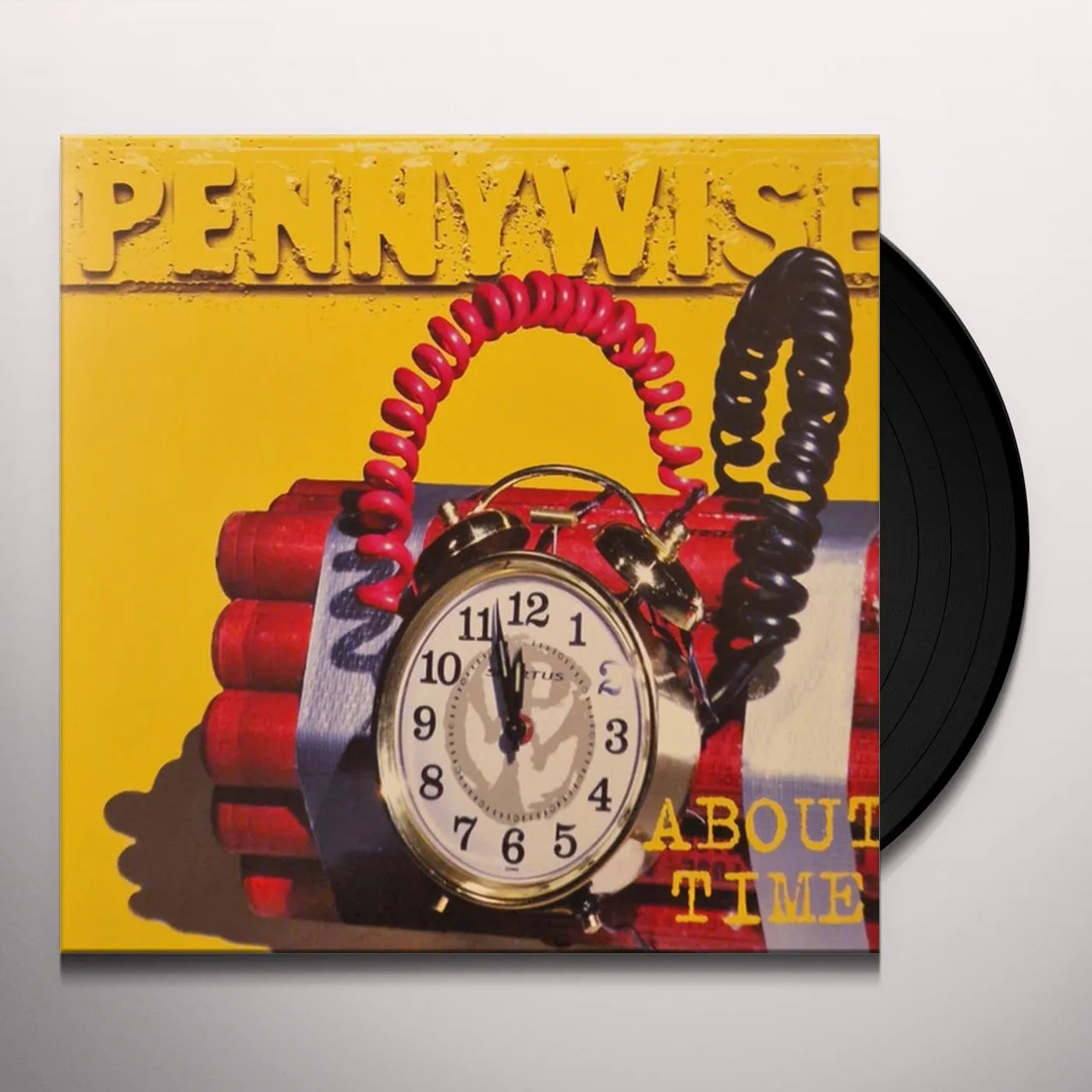 Pennywise ABOUT TIME (SOLID YELLOW VINYL) Vinyl Record