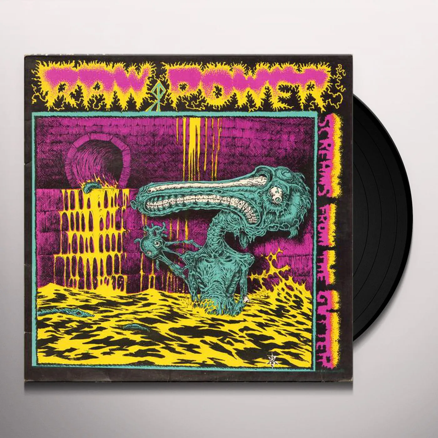 Raw Power SCREAMS FROM THE GUTTER: 35TH ANNIVERSARY Vinyl Record