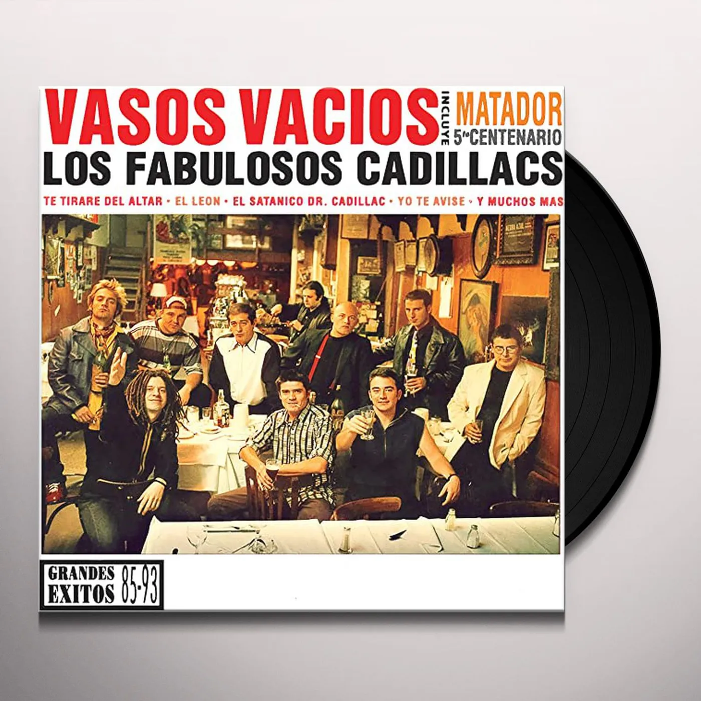 Los Fabulosos Cadillacs VASOS VACIOS: GRANDES EXITOS 85-93 Vinyl Record