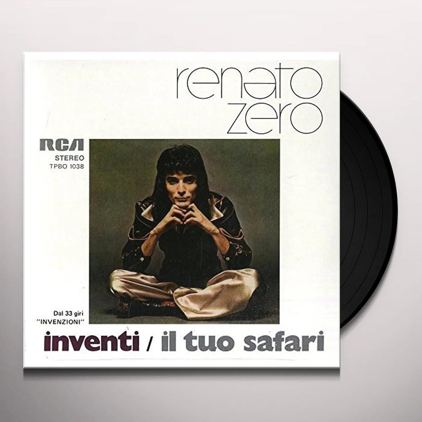 Renato Zero Inventi / Il Tuo Safari Vinyl Record