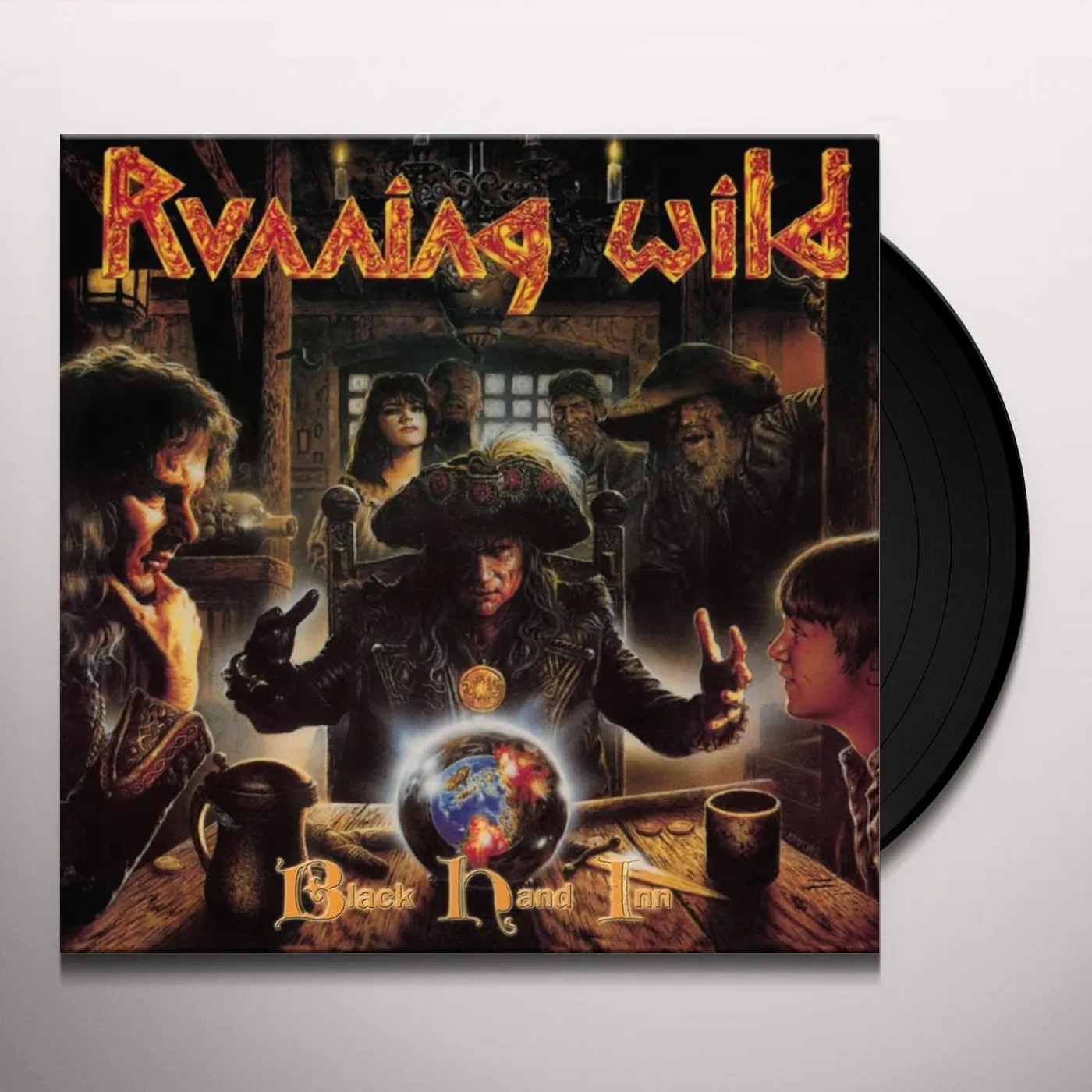 Running Wild BLACK HAND INN Vinyl Record