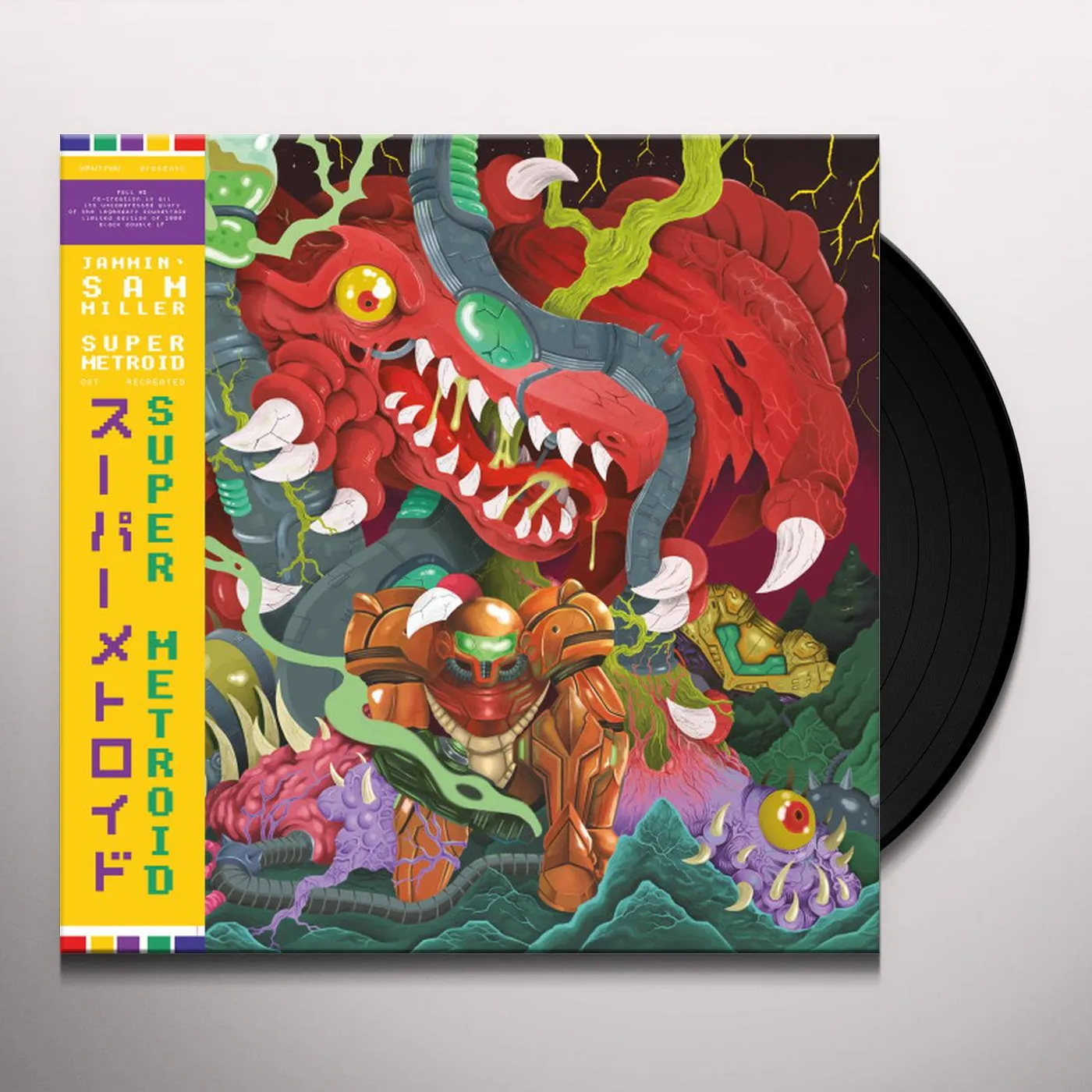 Jammin' Sam Miller SUPER METROID (Original Soundtrack RECREATED) (2LP) Vinyl Record
