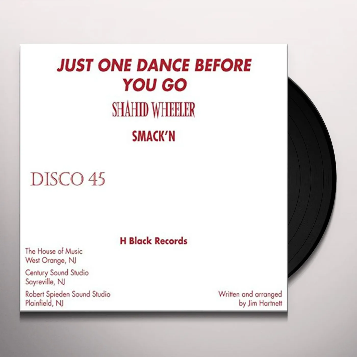Shahid Wheeler Just One Dance Before You Go Vinyl Record