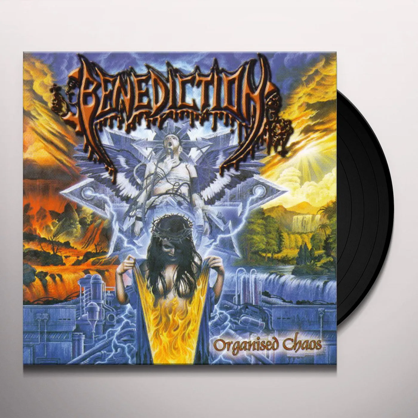 Benediction Organised Chaos Vinyl Record