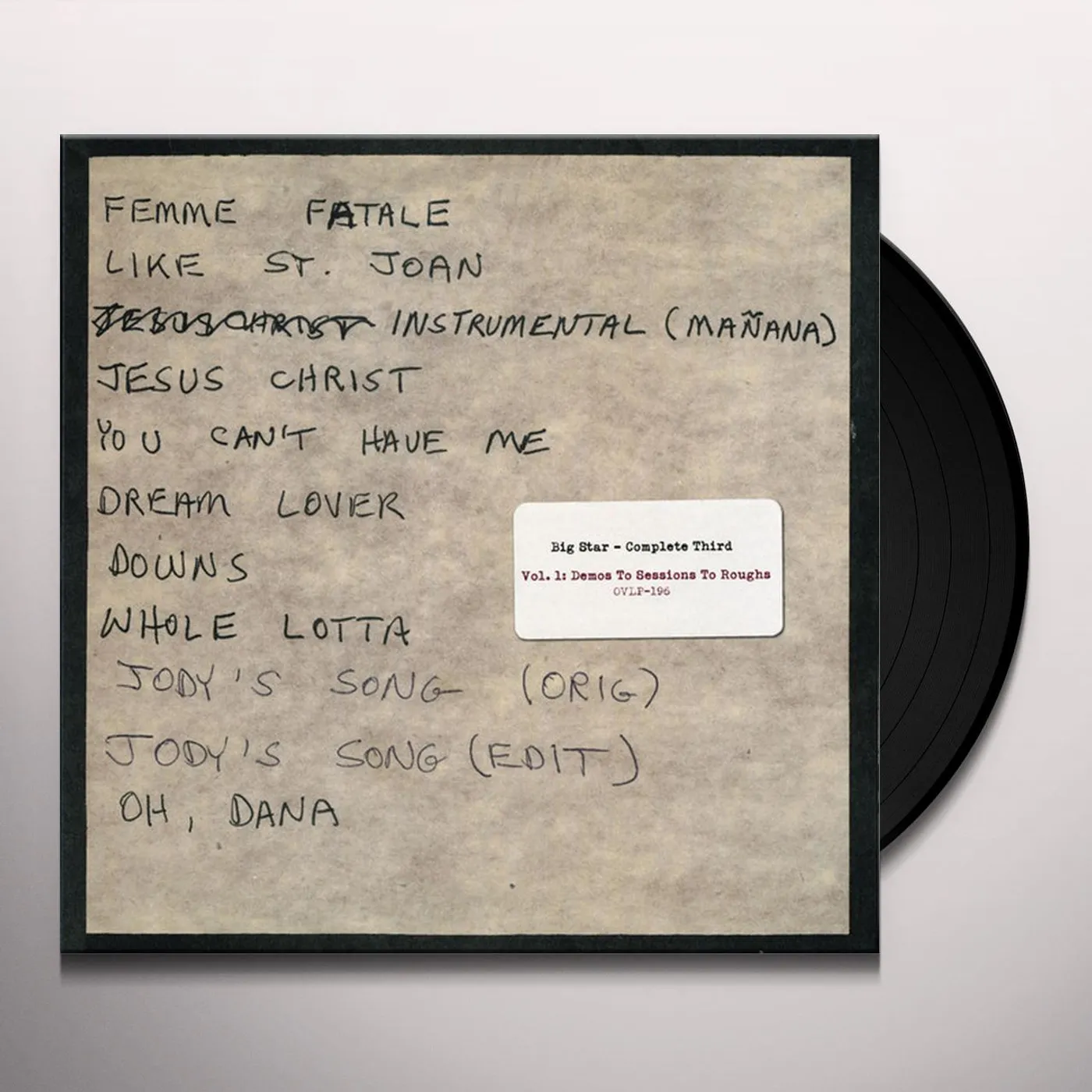 BIG STAR COMPLETE THIRD 1: DEMOS TO SESSIONS TO Vinyl Record