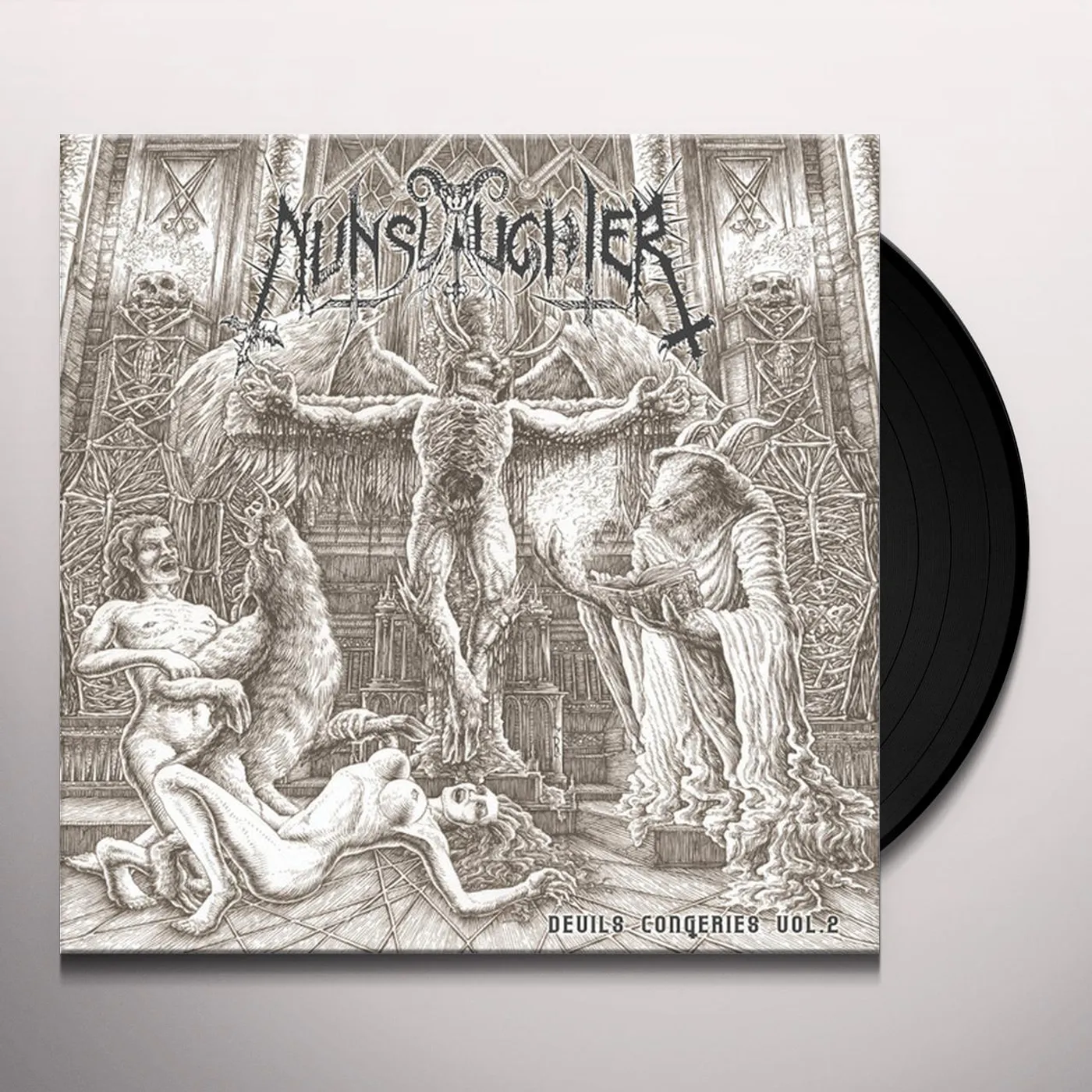 Nunslaughter DEVIL'S CONGERIES 2 Vinyl Record