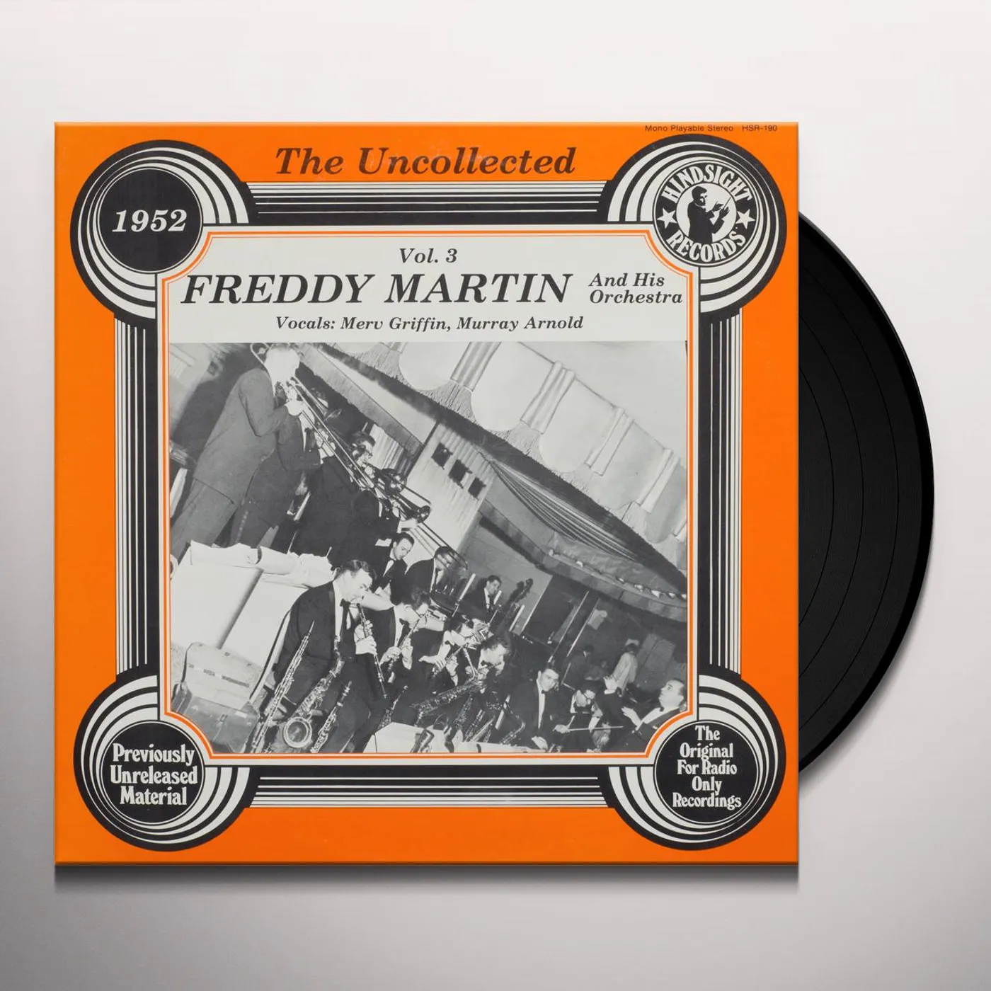 Freddy Martin Orchestra UNCOLLECTED 3 Vinyl Record