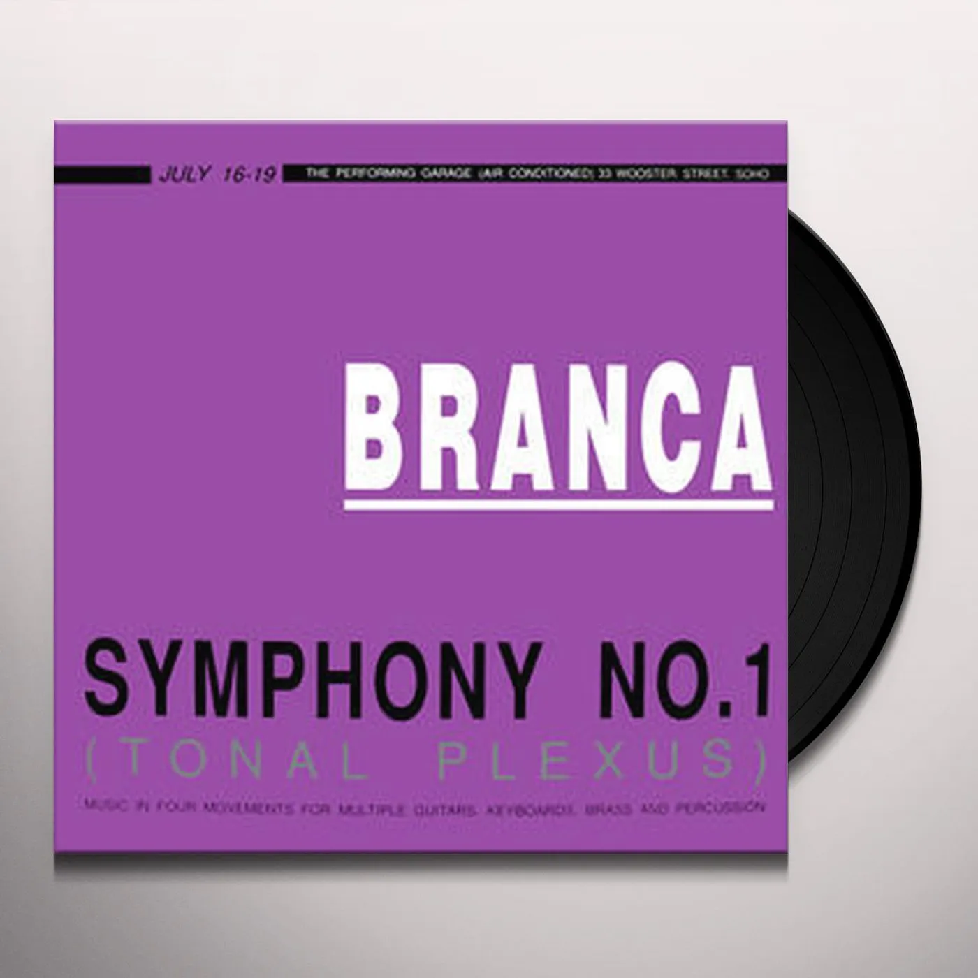 Glenn Branca Symphony No. 1 (Tonal Plexus) Vinyl Record