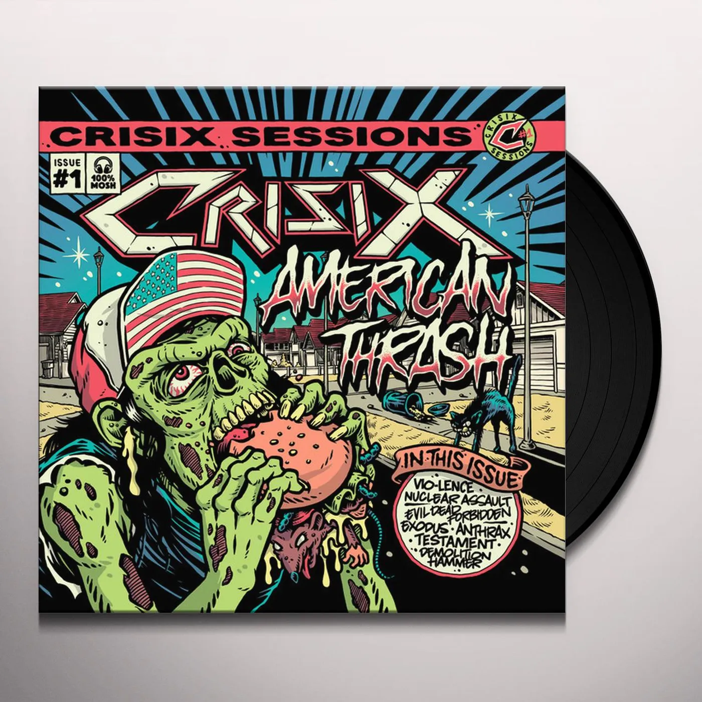 Crisix SESSIONS : #1 AMERICAN THRASH' Vinyl Record