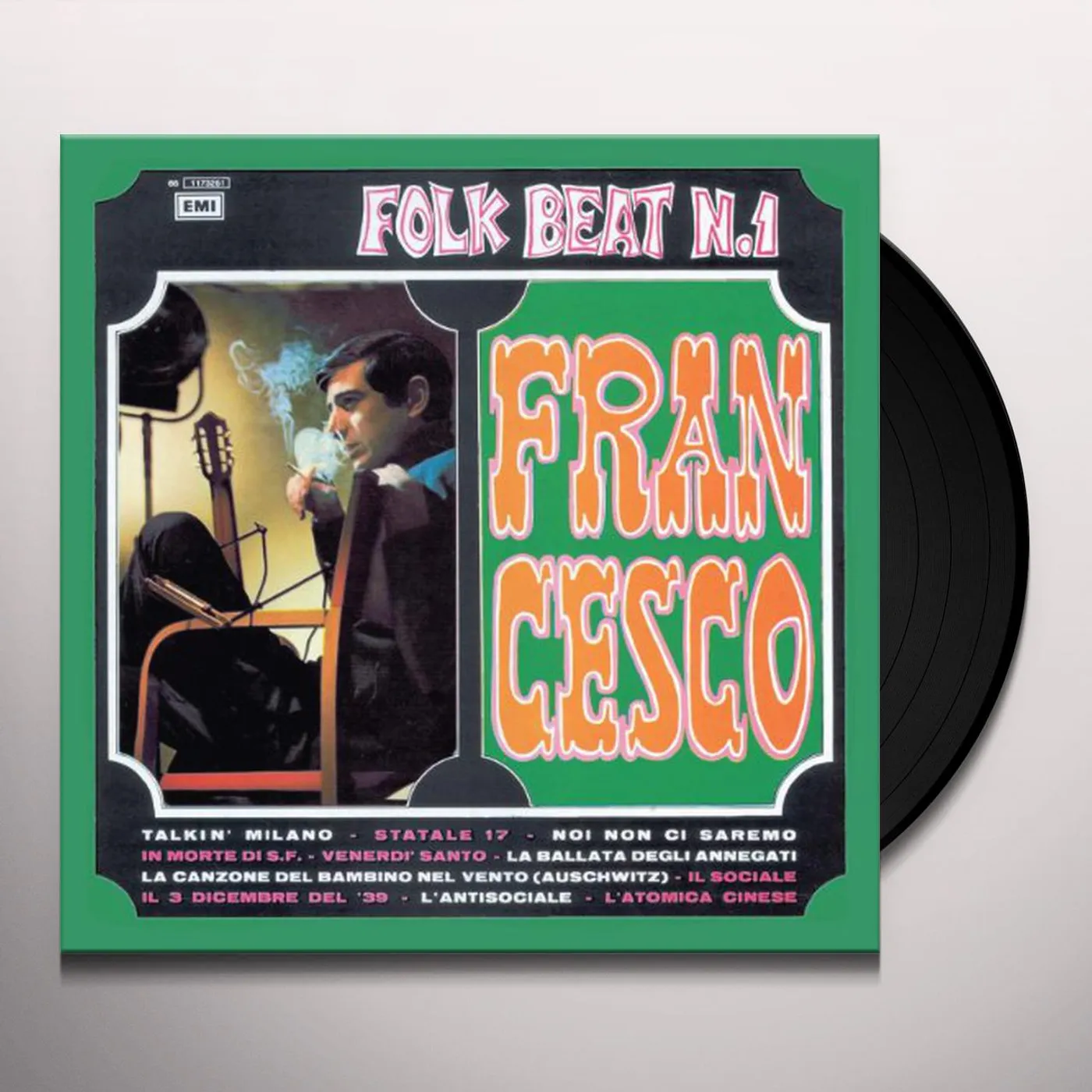 Francesco Guccini FOLK BEAT N1 Vinyl Record