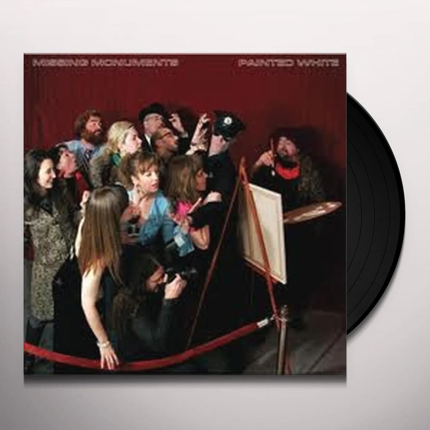 Missing Monuments Painted White Vinyl Record
