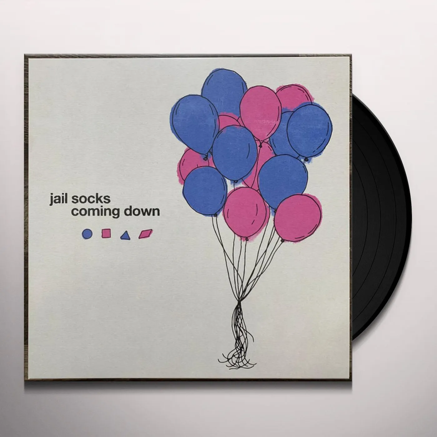 Jail Socks COMING DOWN (SPLATTER VINYL) Vinyl Record