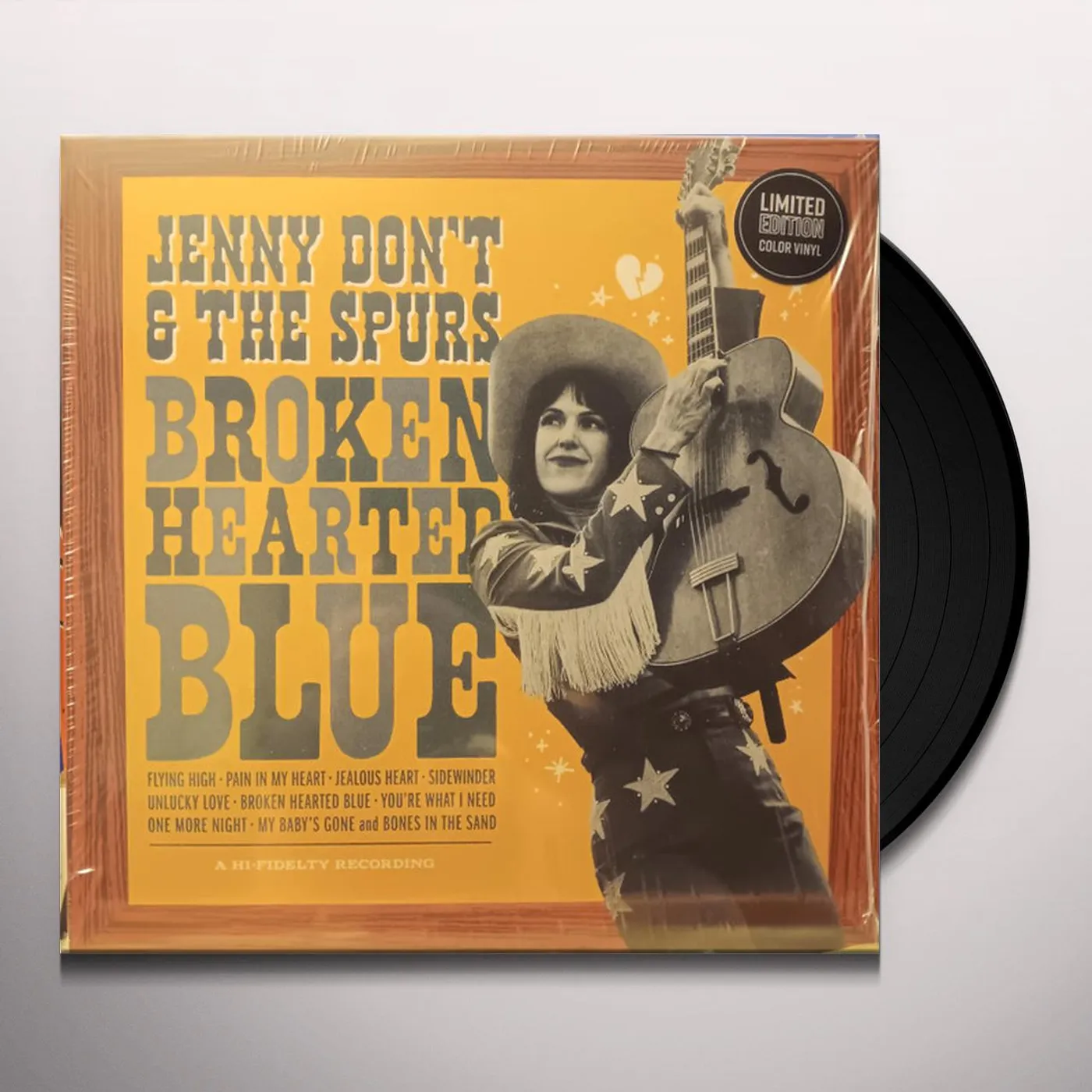Jenny Don't And The Spurs BROKEN HEARTED BLUE Vinyl Record